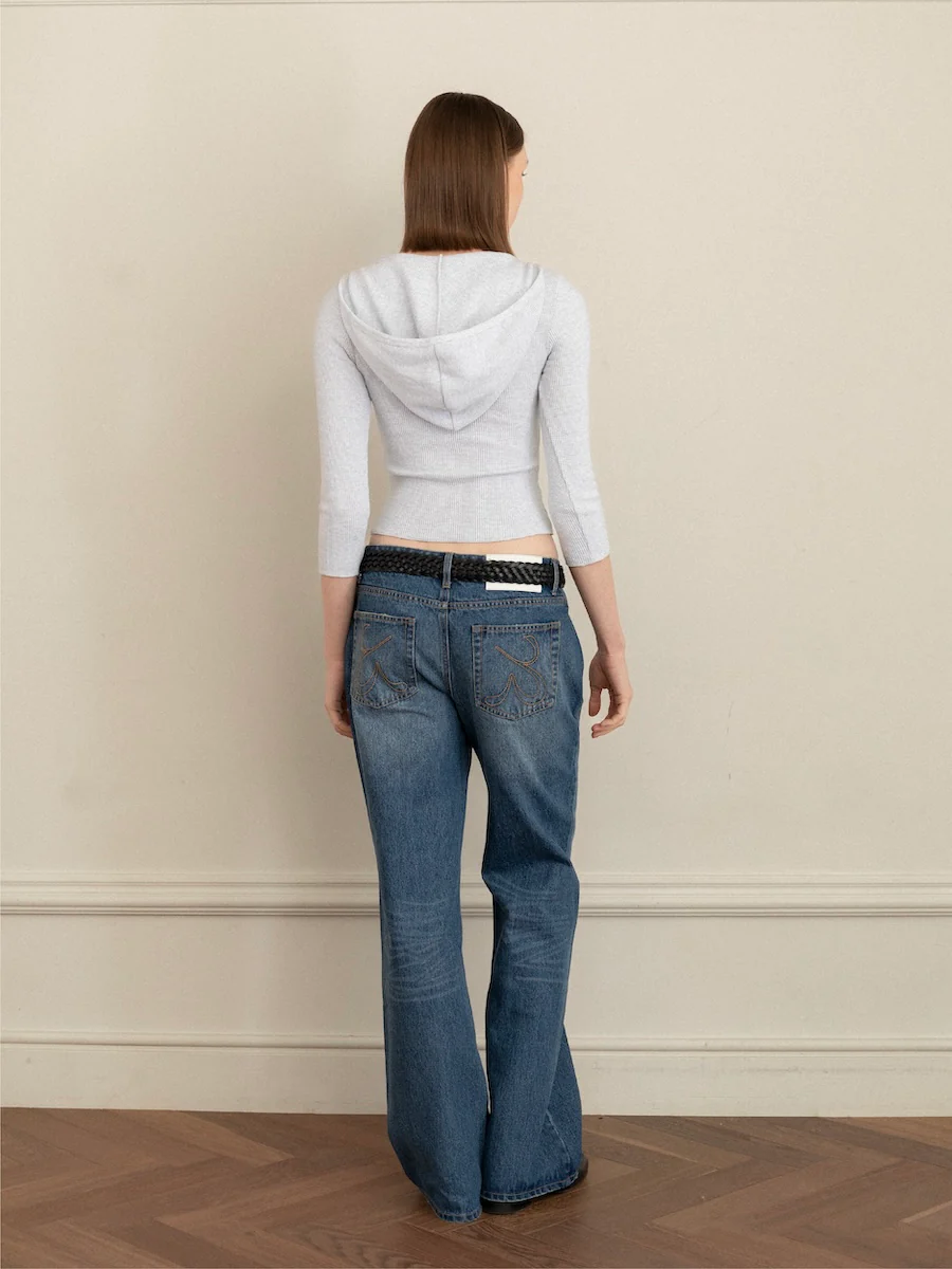 3/4 G WAFFLE BUTTON FLY TEE - Image 7