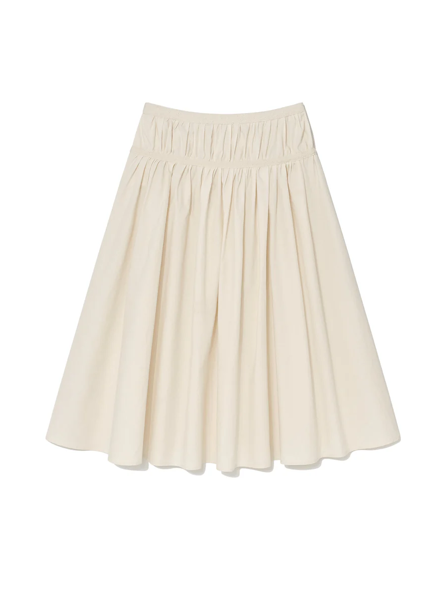 BLOOM SHIRRING LONG SKIRT - Image 8