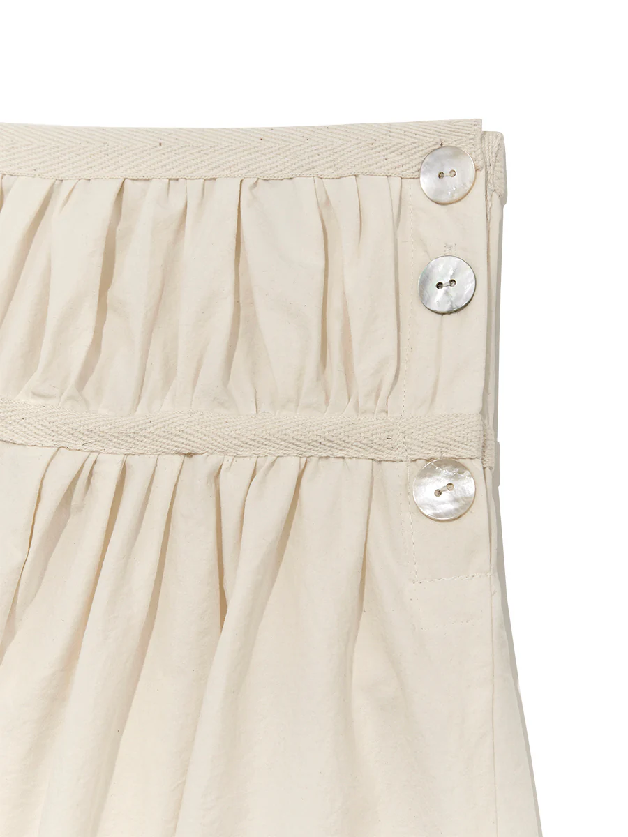 BLOOM SHIRRING LONG SKIRT - Image 9