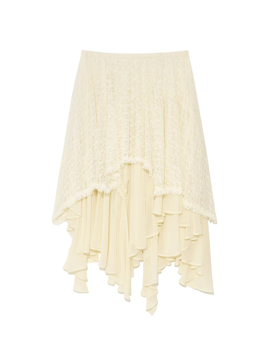 BOHO LACE LONG SKIRT