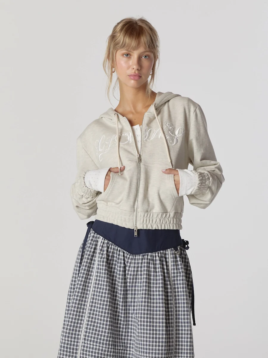 BONNIE CROP ZIP UP - Image 8
