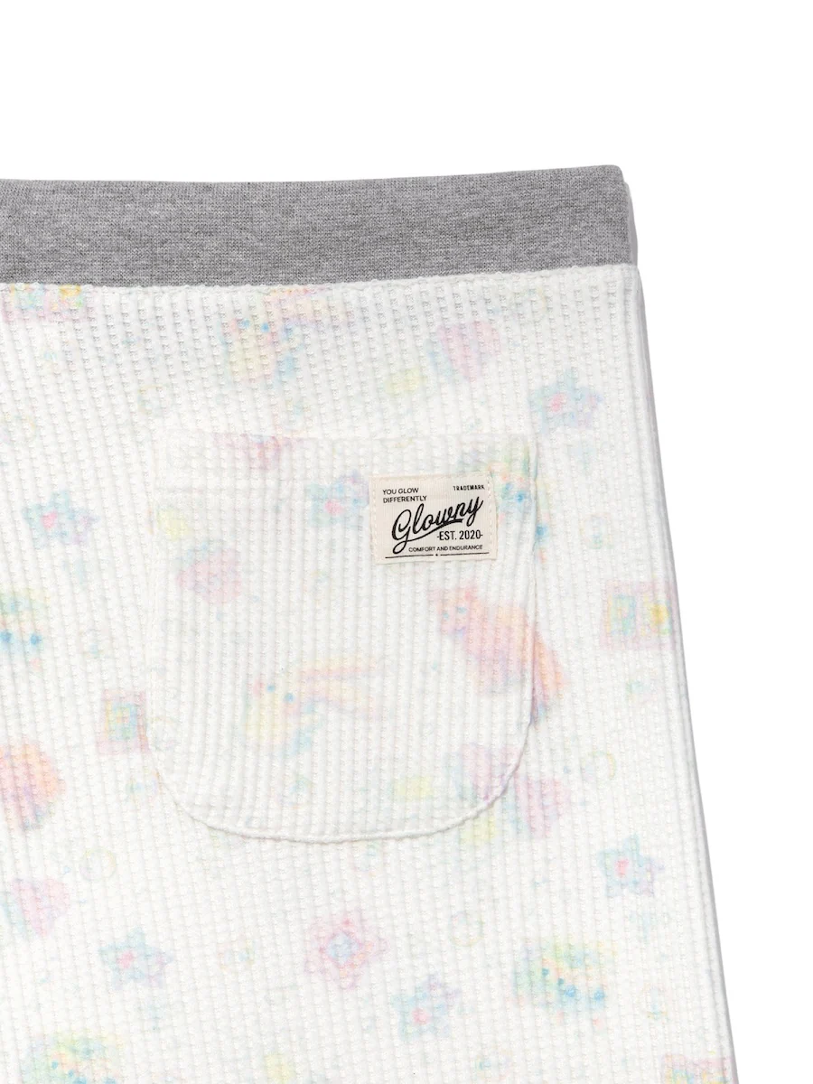 CONTRAST DREAMY WAFFLE PANTS - Image 3