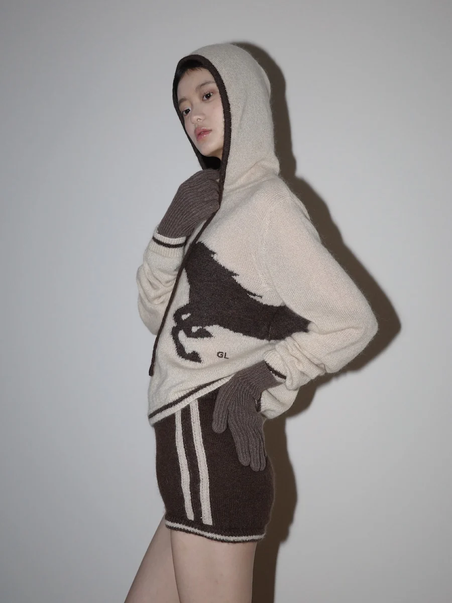 COZY CRITTER HOODED KNIT - Image 4