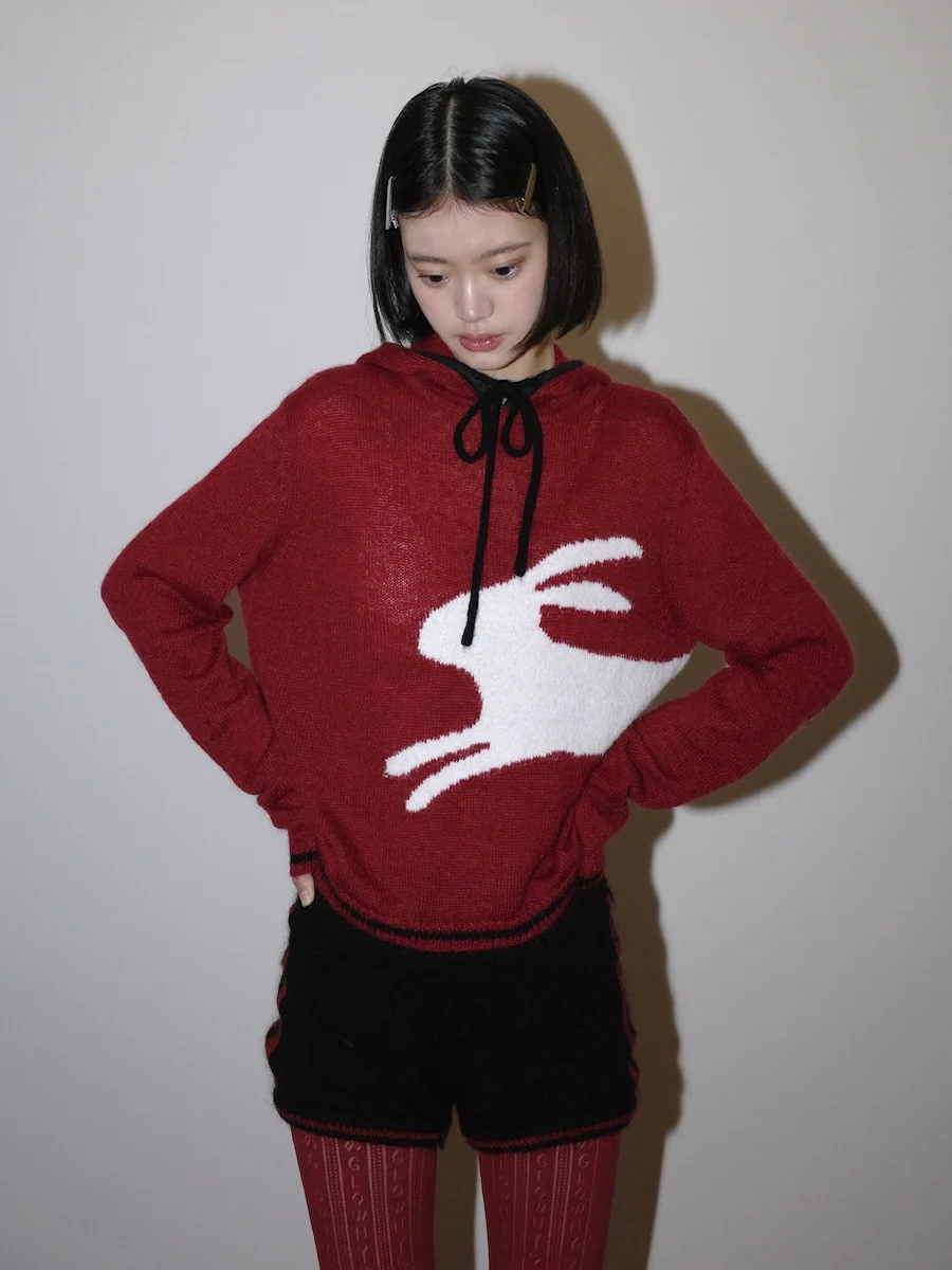 COZY CRITTER HOODED KNIT - Image 9