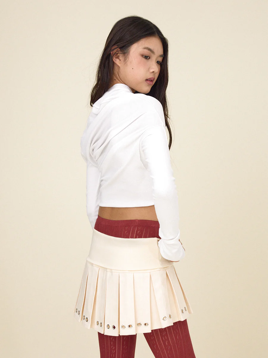 DAZE PLEATED MINI SKIRT - Image 3