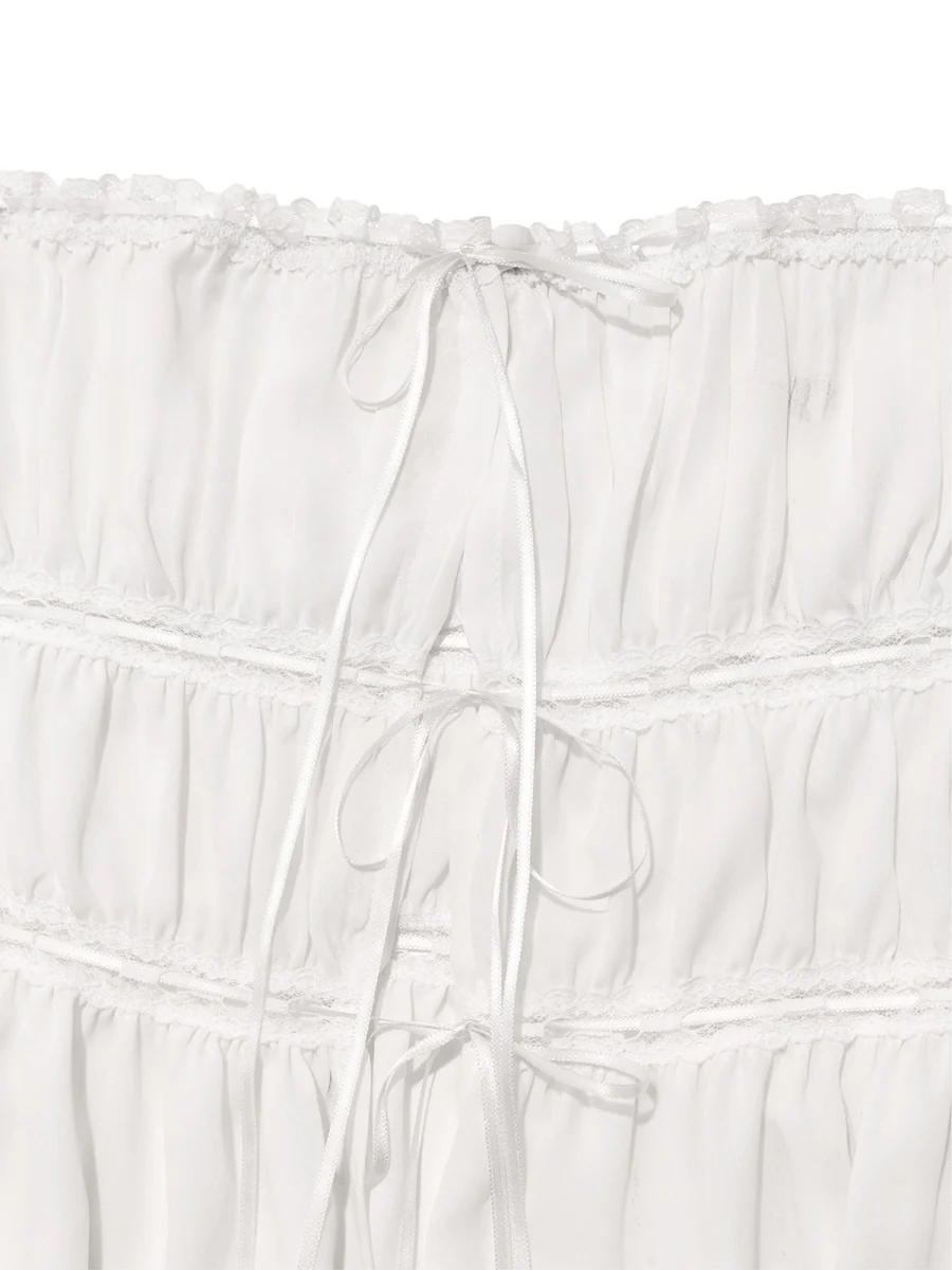 DREAMY LACE SHIRRING TOP - Image 4