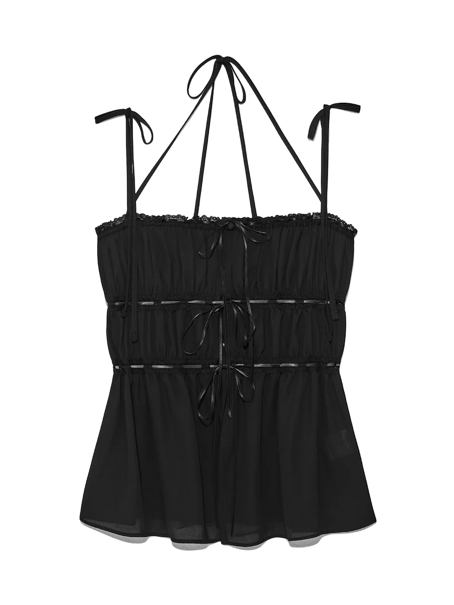 DREAMY LACE SHIRRING TOP - Image 6
