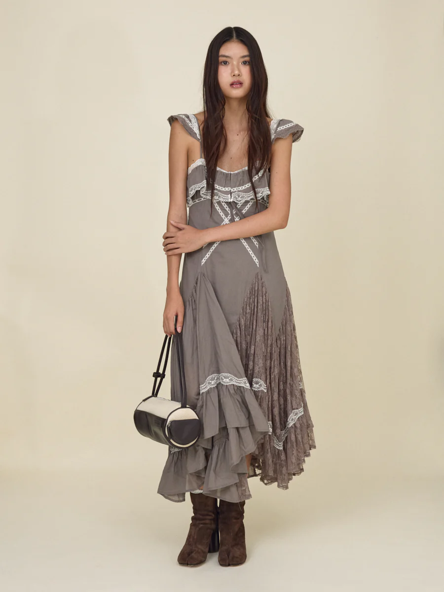 ENCHANTED COTTON LACE DRESS - Image 10