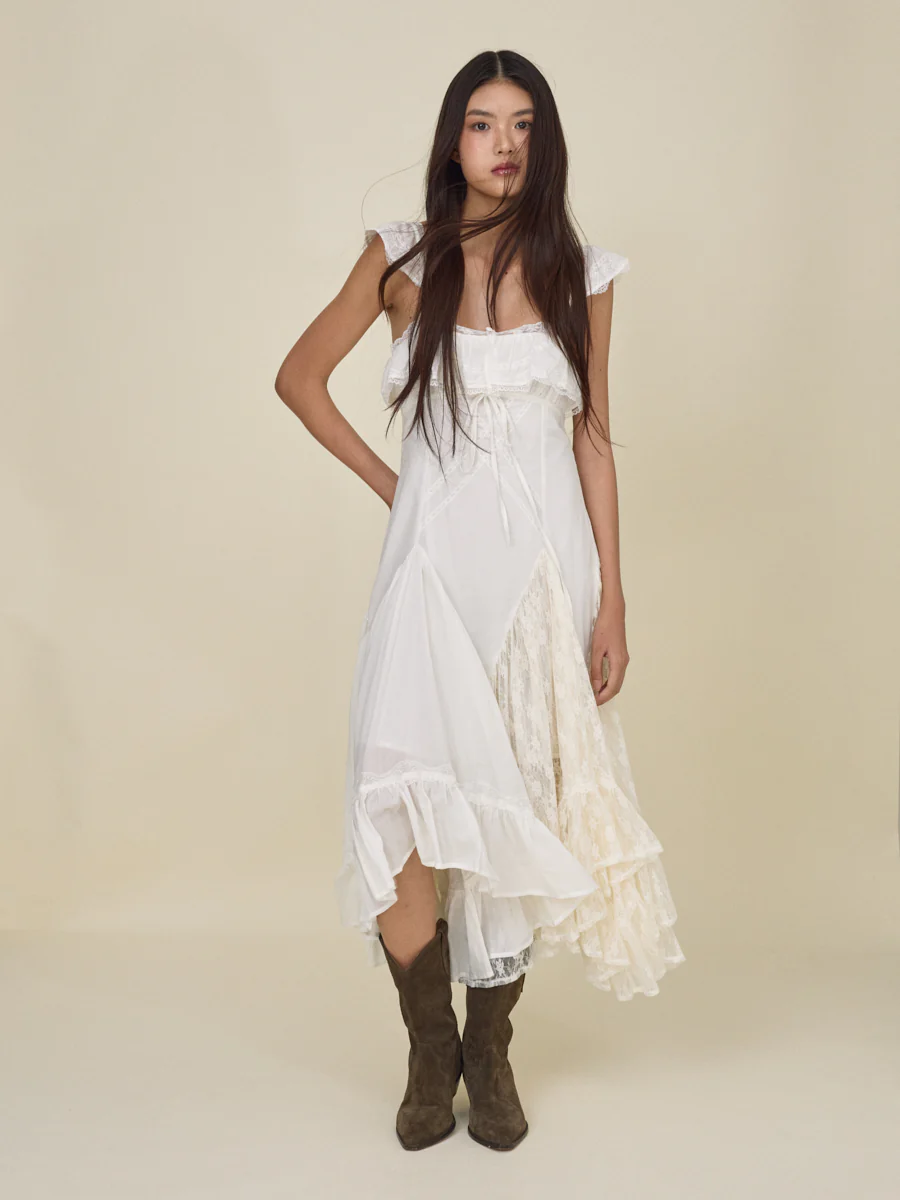 ENCHANTED COTTON LACE DRESS - Image 2