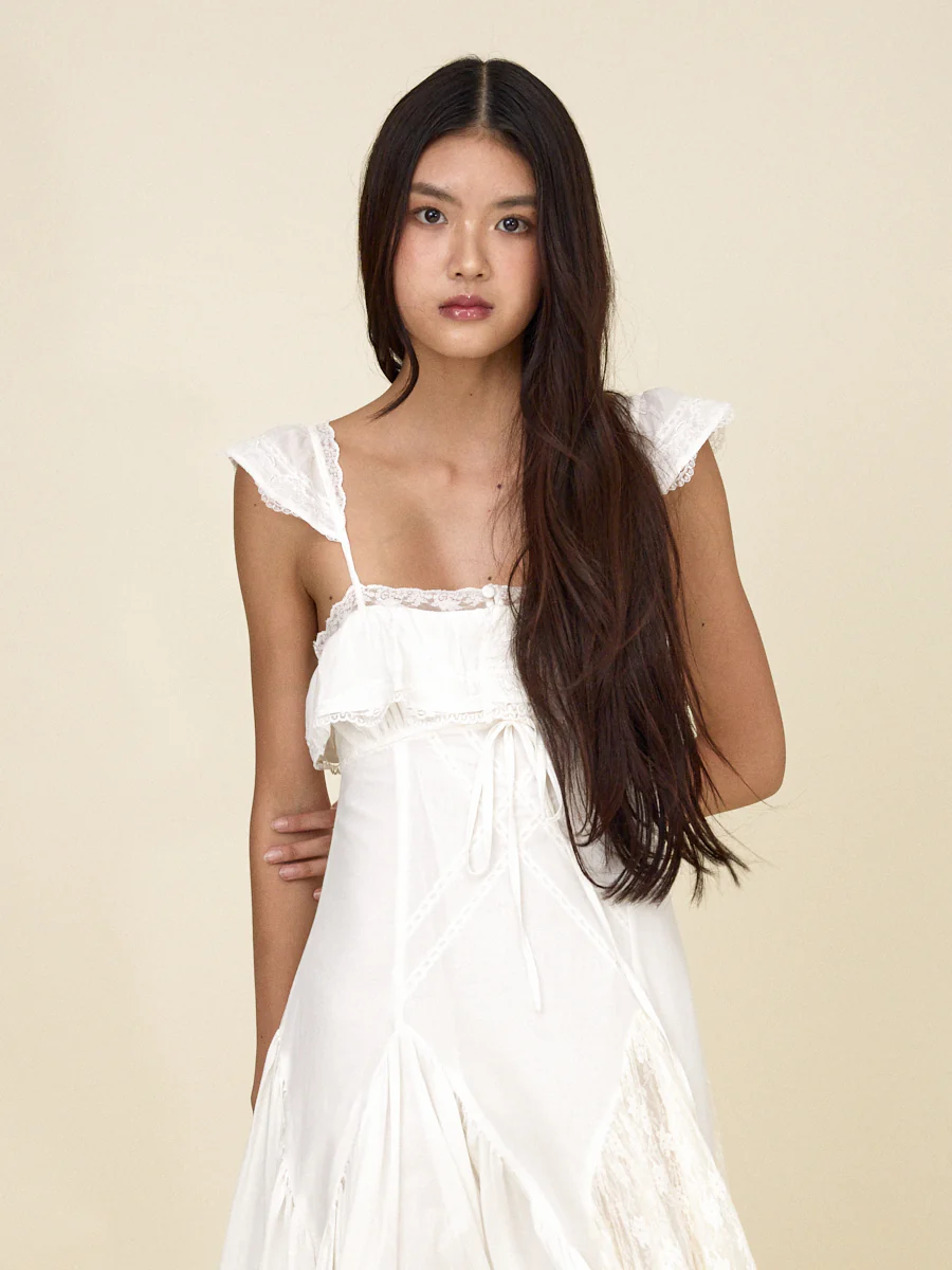 ENCHANTED COTTON LACE DRESS - Image 3