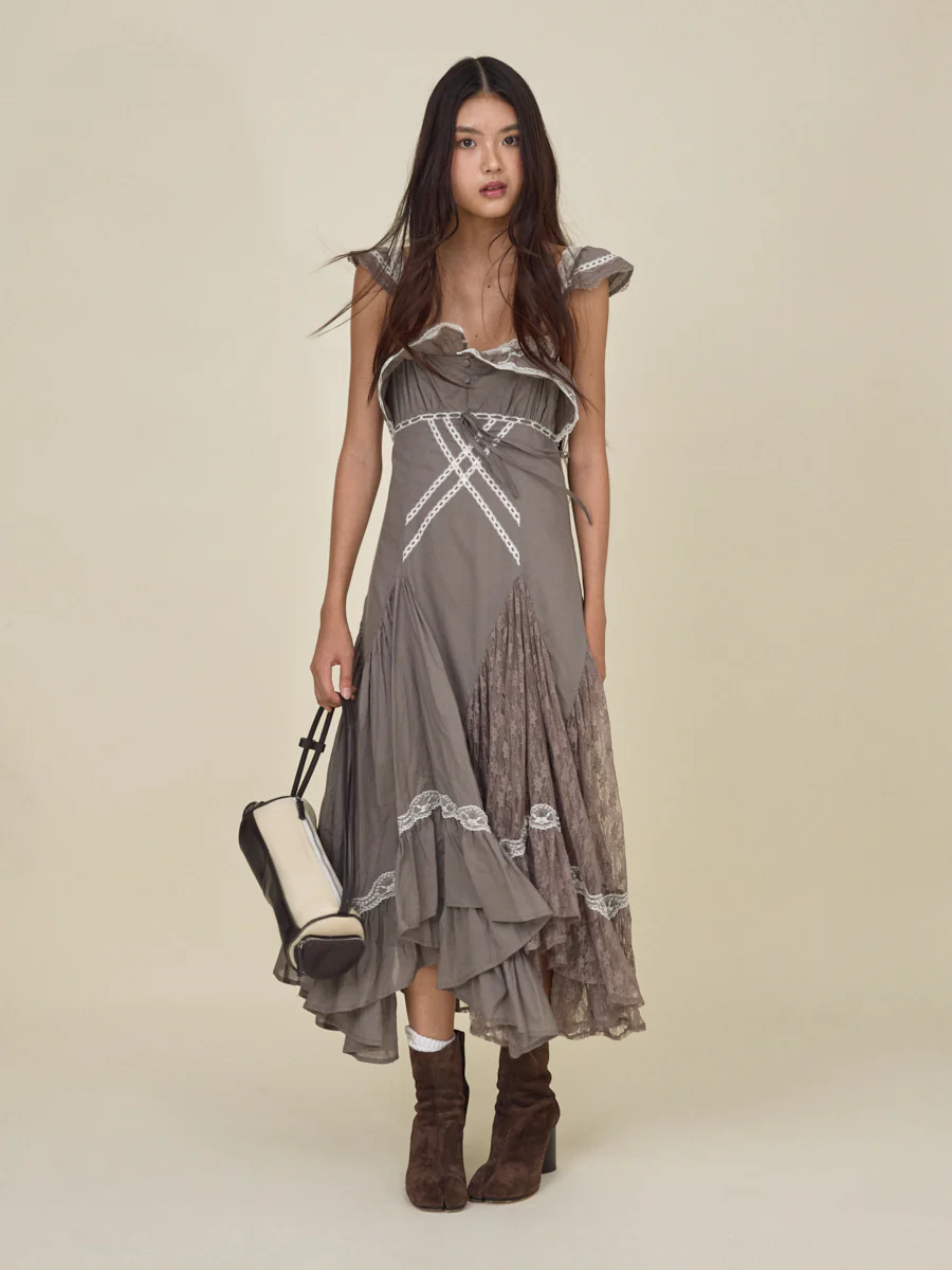 ENCHANTED COTTON LACE DRESS - Image 8