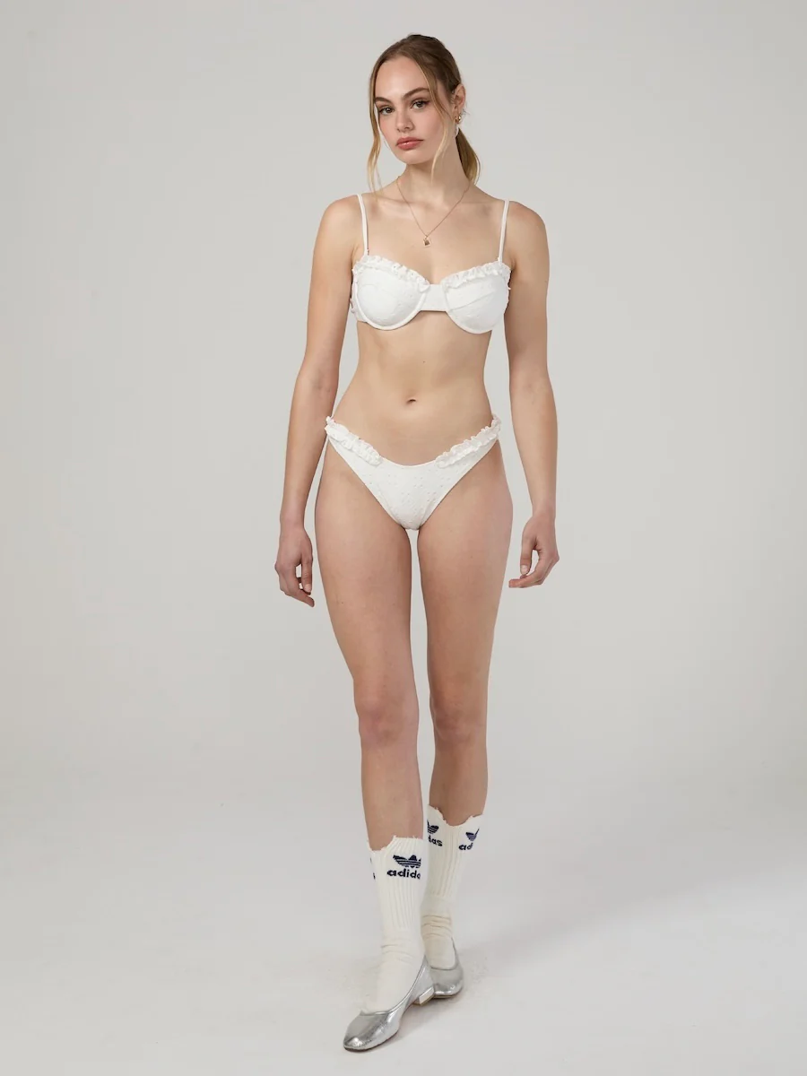 FRILL BALCONETTE BIKINI TOP - Image 10