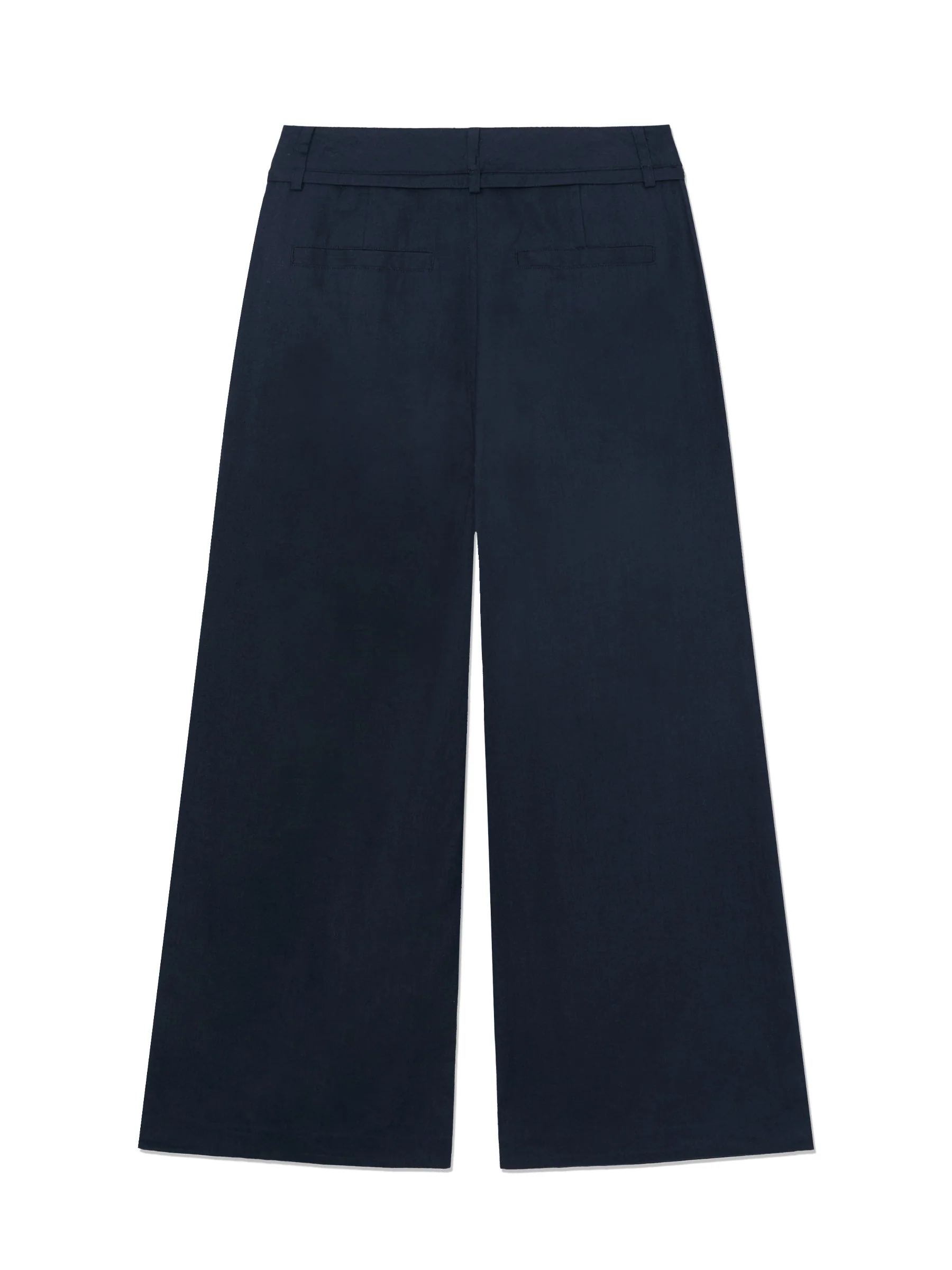 G BELTED LINEN WIDE PANTS - Image 11