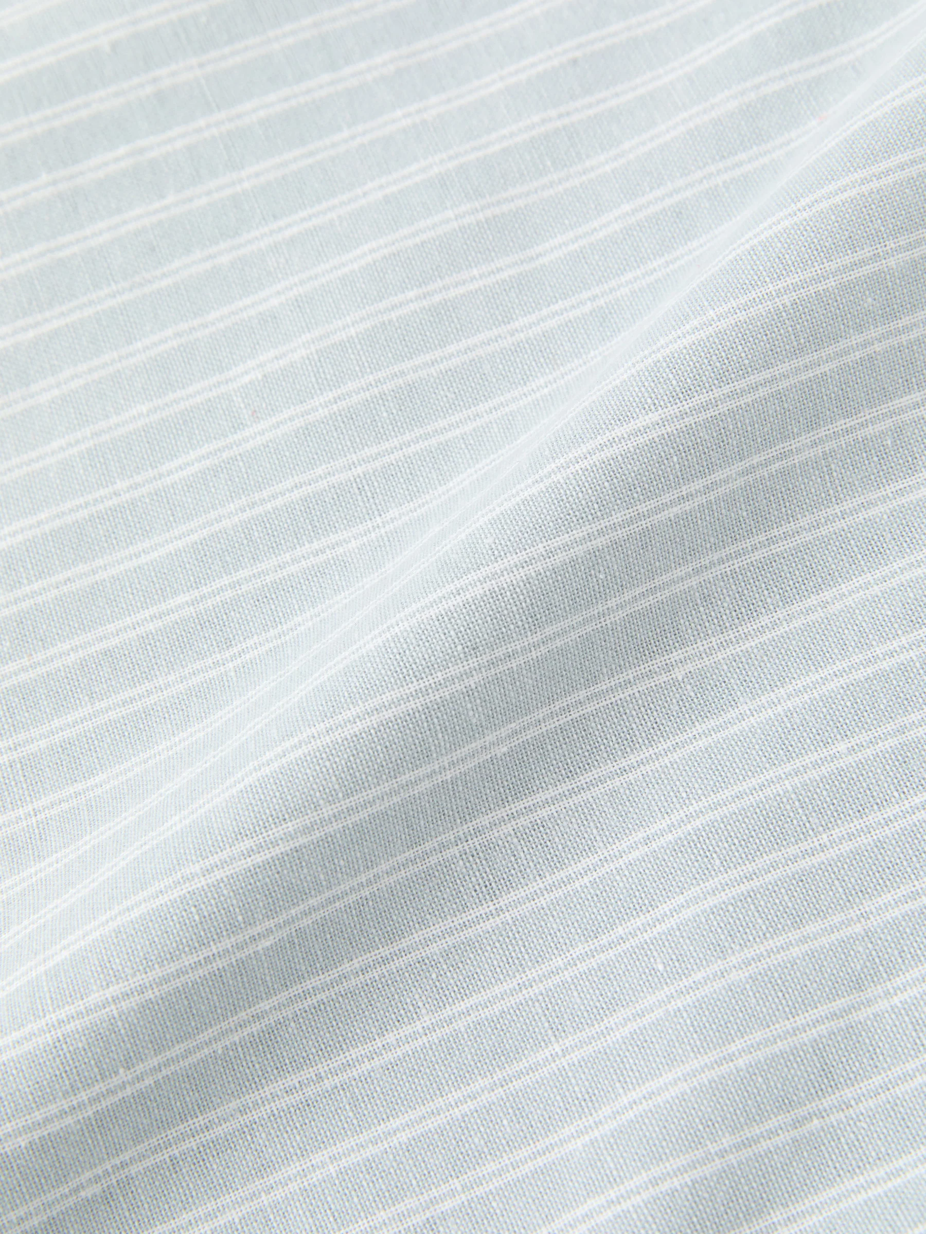 G BELTED LINEN WIDE PANTS - Image 8