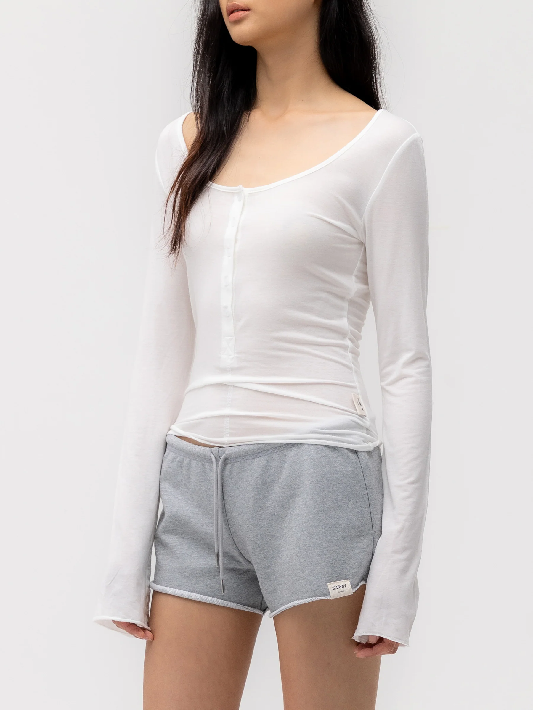 [5/27~] G BUTTON LONG SLEEVE - Image 4