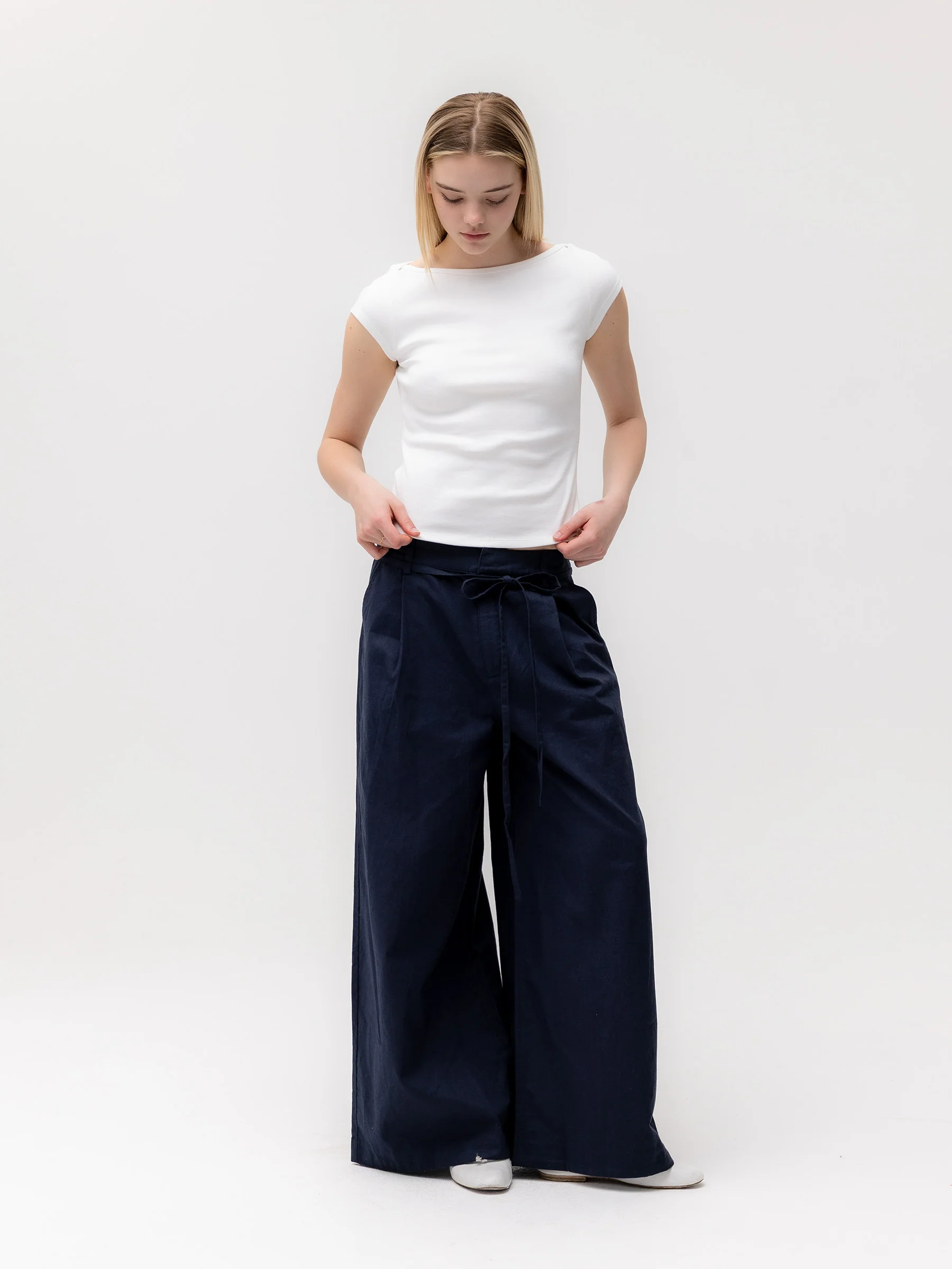 [5/27~] G CLASSIC BOAT NECK TEE - Image 5