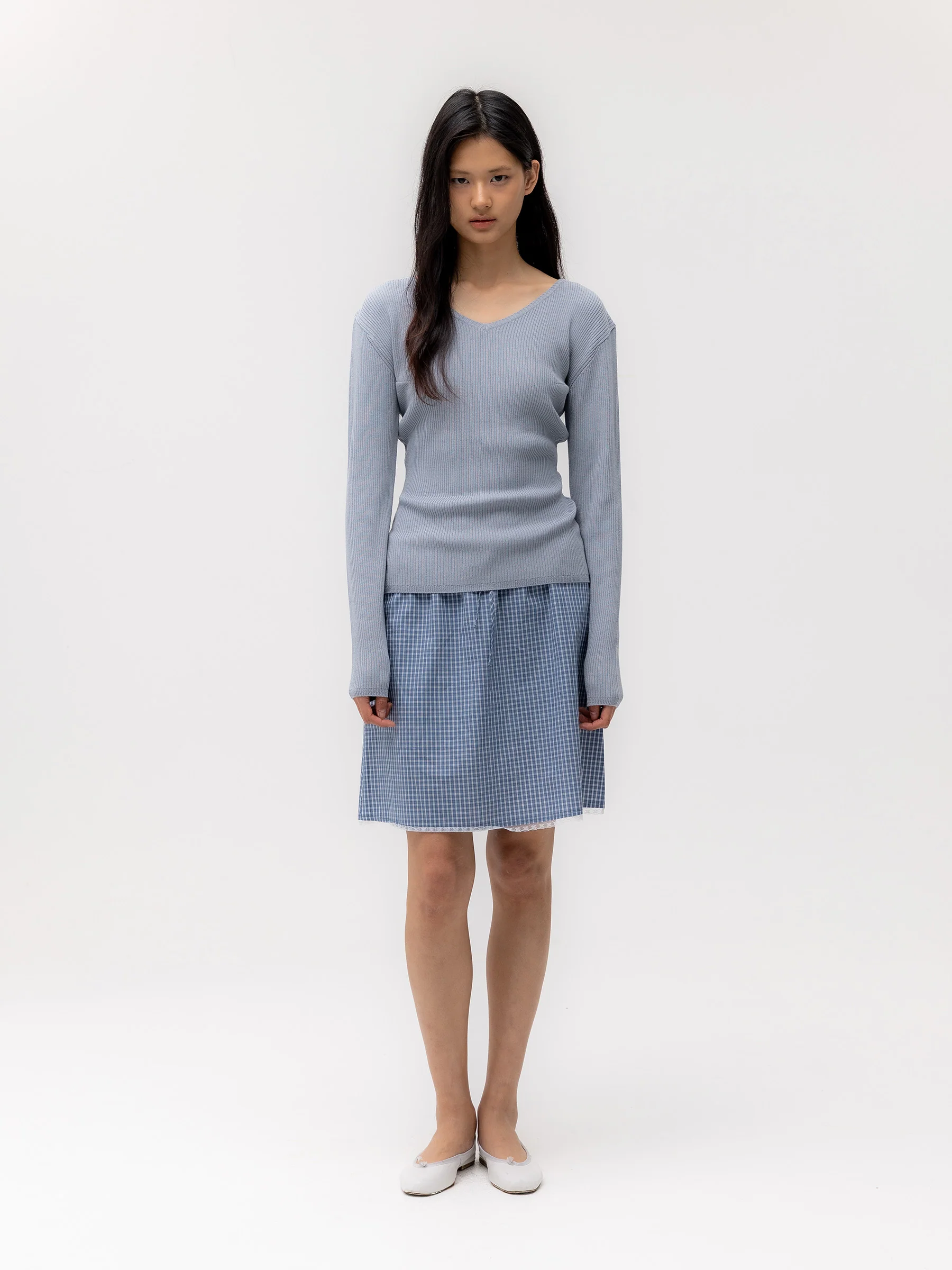 G CLASSIC LACE-UP MIDI SKIRT - Image 21