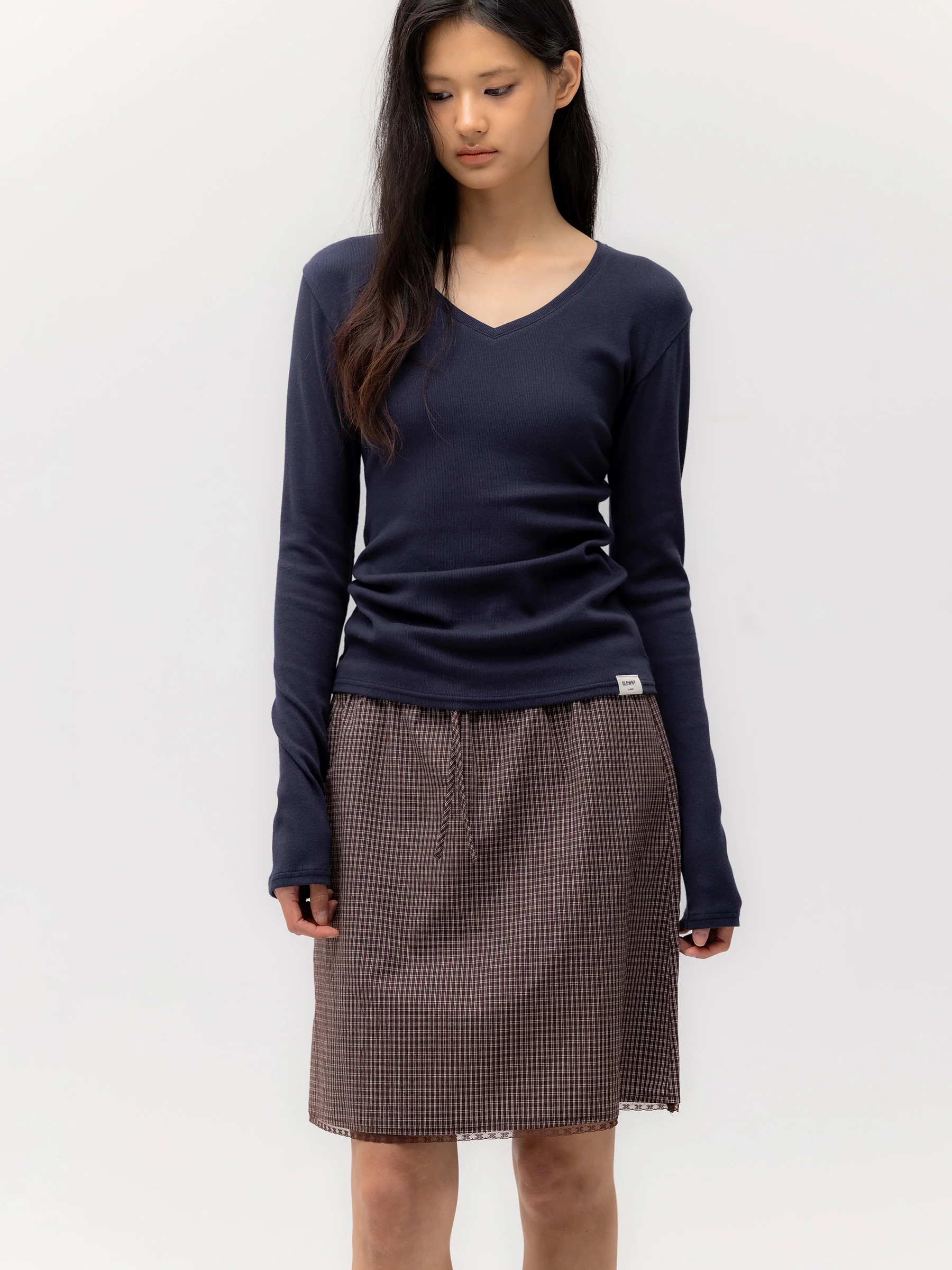G CLASSIC LACE-UP MIDI SKIRT - Image 27