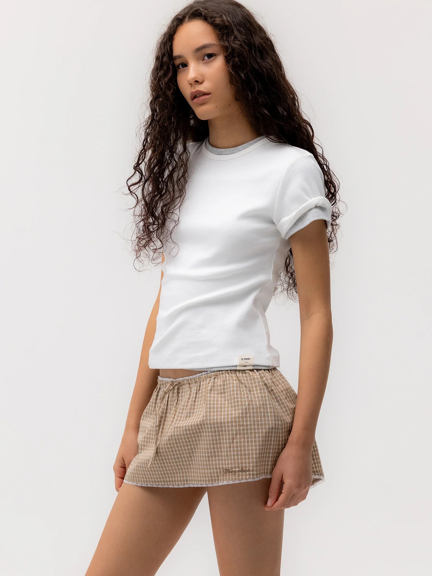G CLASSIC LACE-UP MINI SKIRT - Image 10