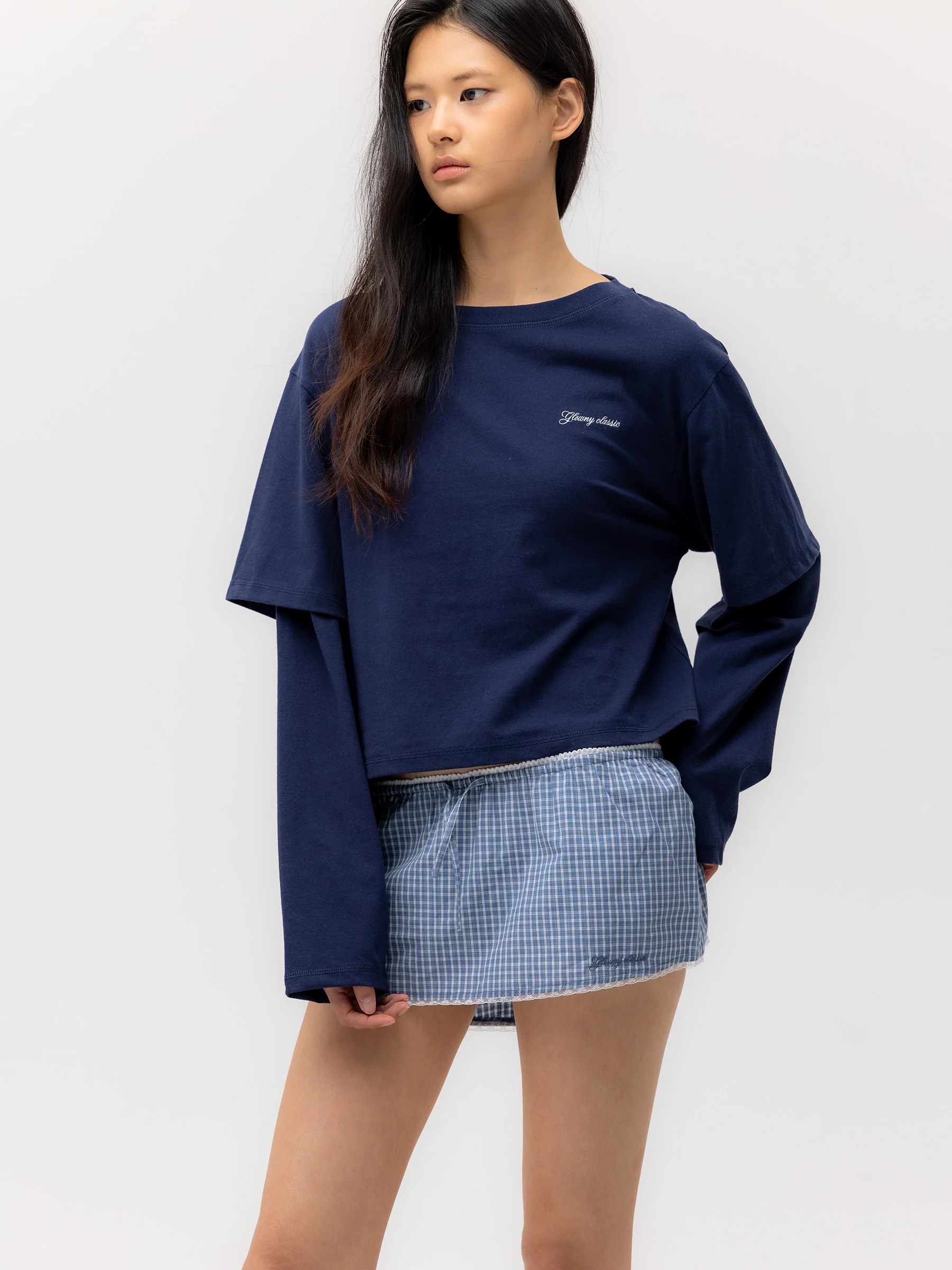 G CLASSIC LACE-UP MINI SKIRT - Image 19