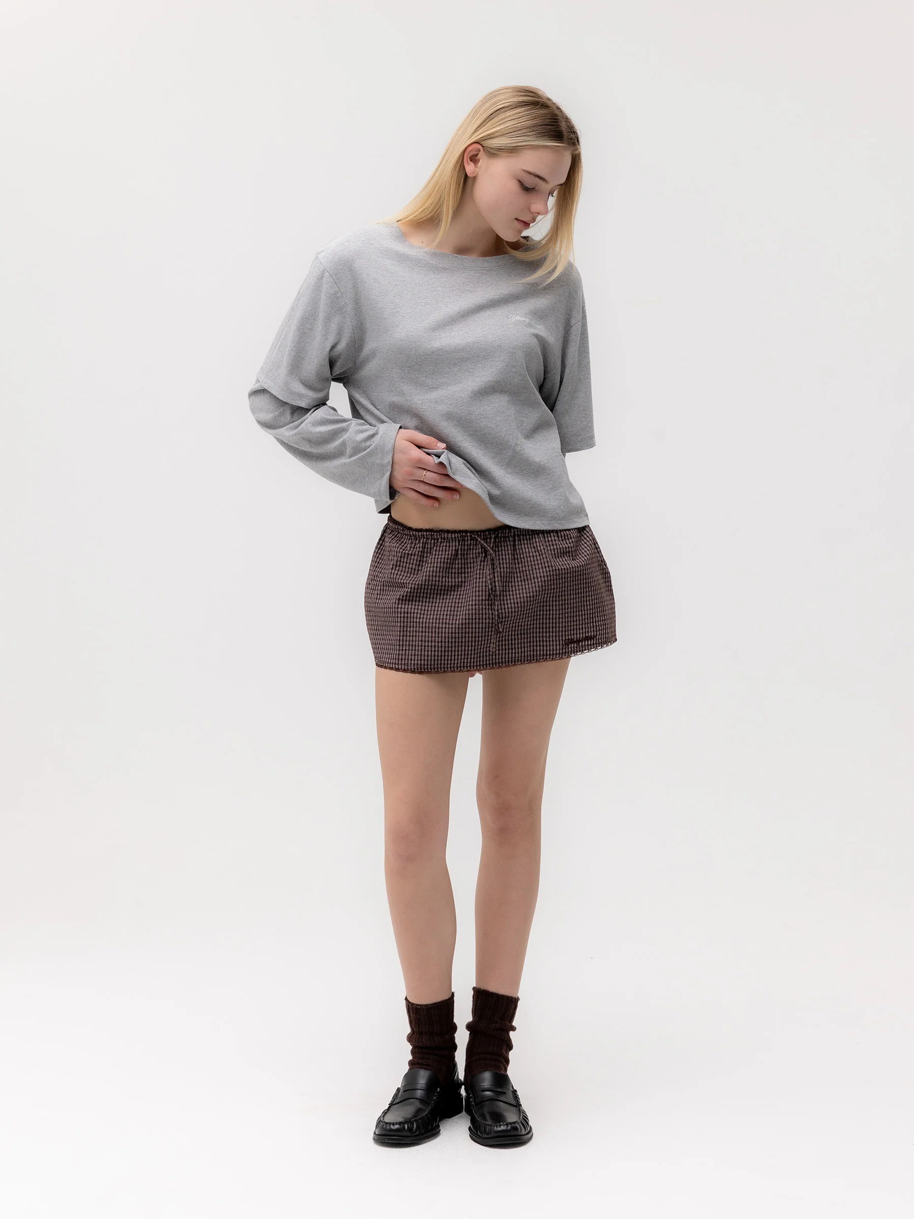 G CLASSIC LACE-UP MINI SKIRT - Image 29