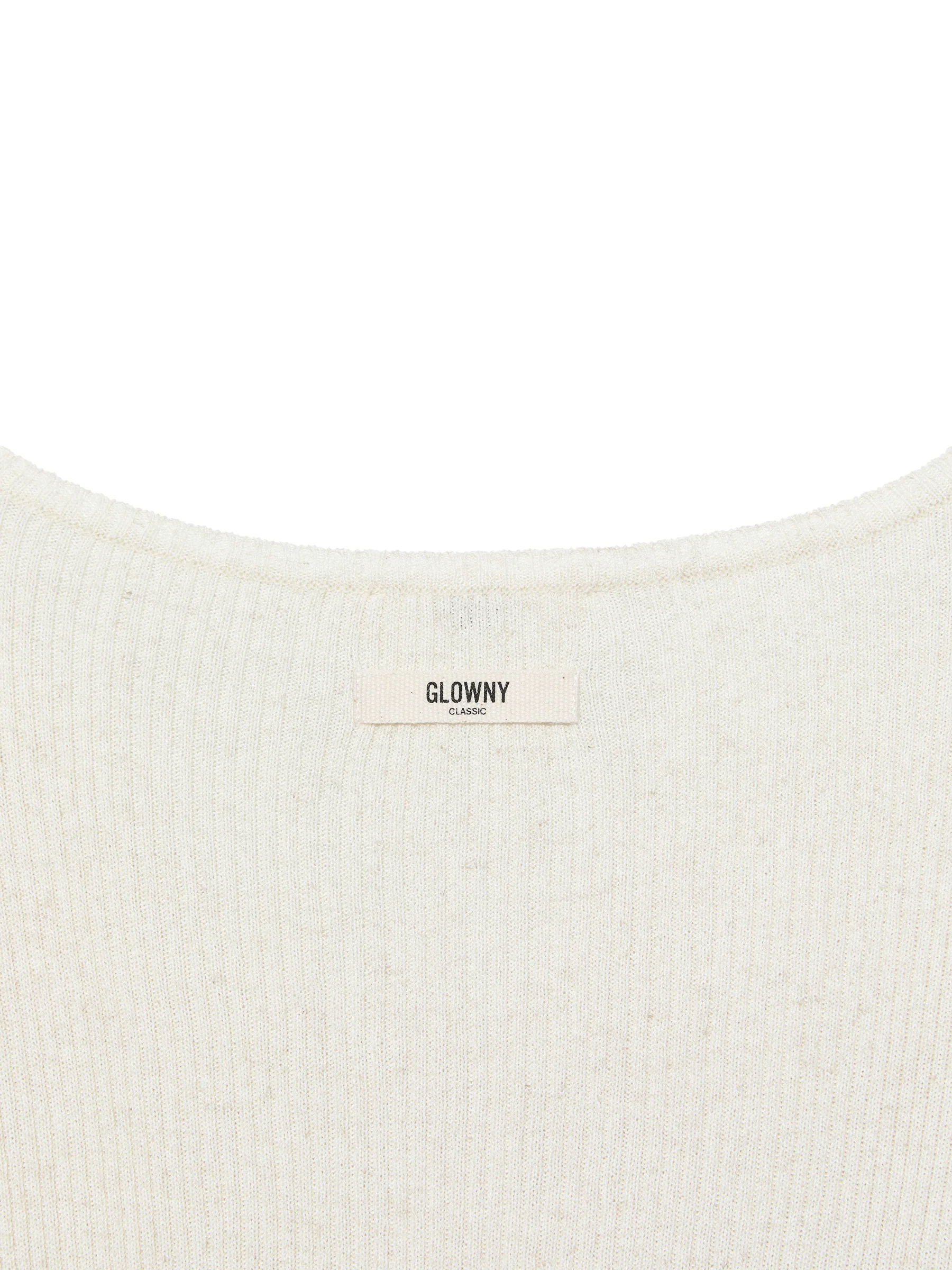 G CLASSIC RIB V-NECK KNIT - Image 9