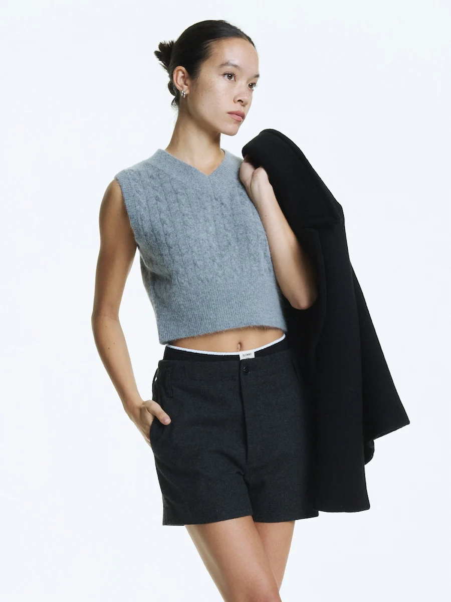 G CLASSIC WOOL MINI VEST - Image 4