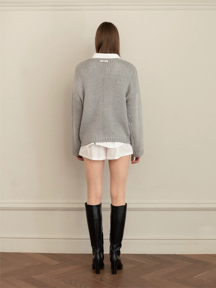 G COZY OVER KNIT TOP - Image 6