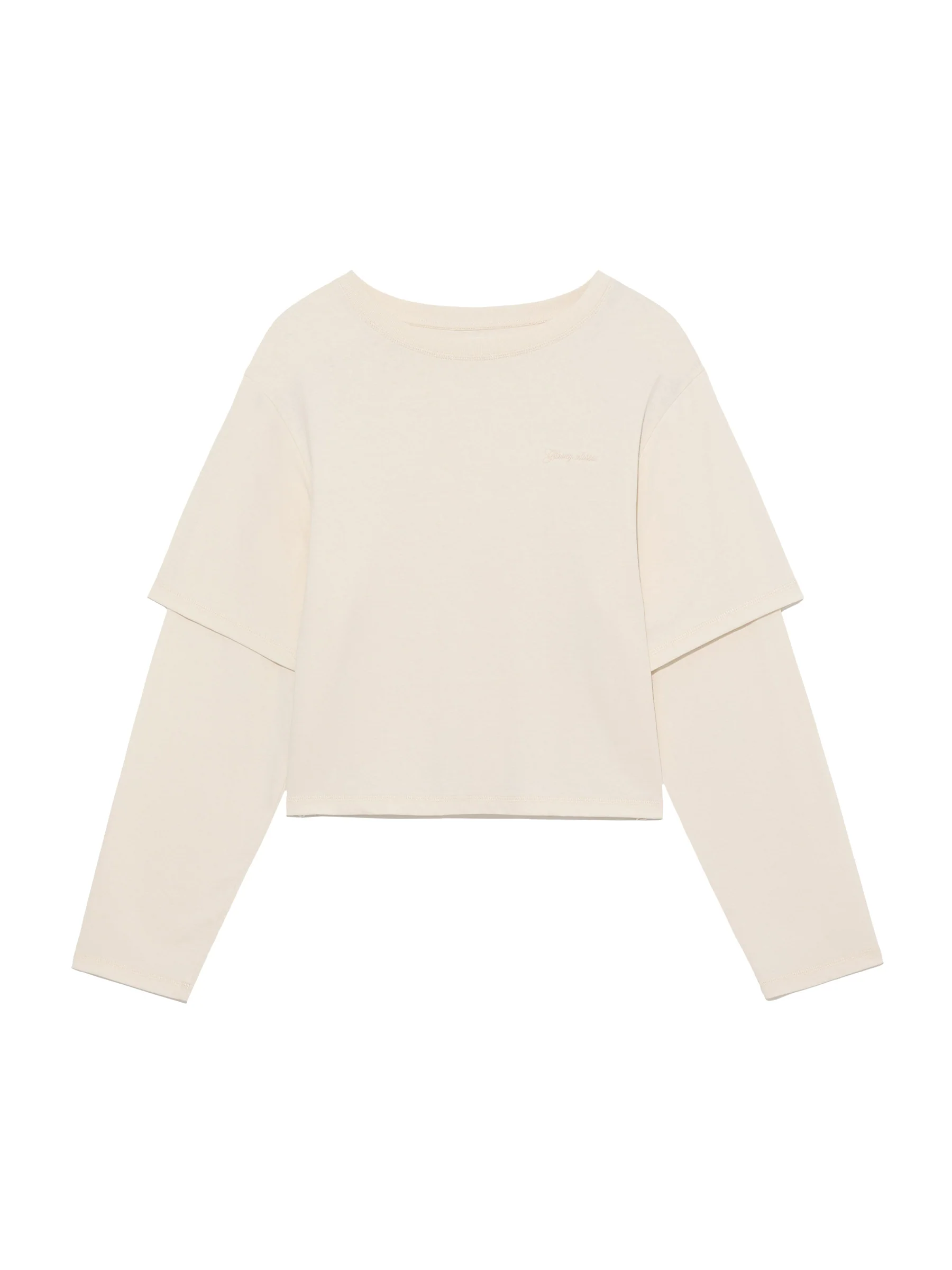 G DOUBLE SLEEVE LETTER TEE - Image 10