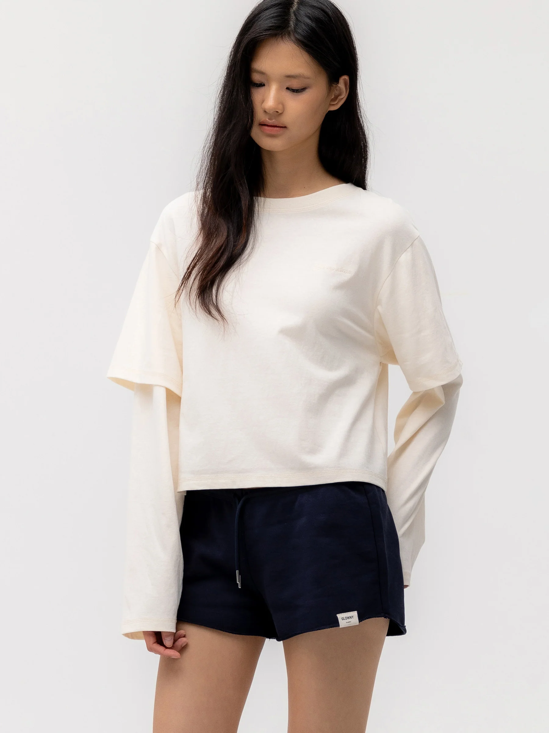 G DOUBLE SLEEVE LETTER TEE - Image 15