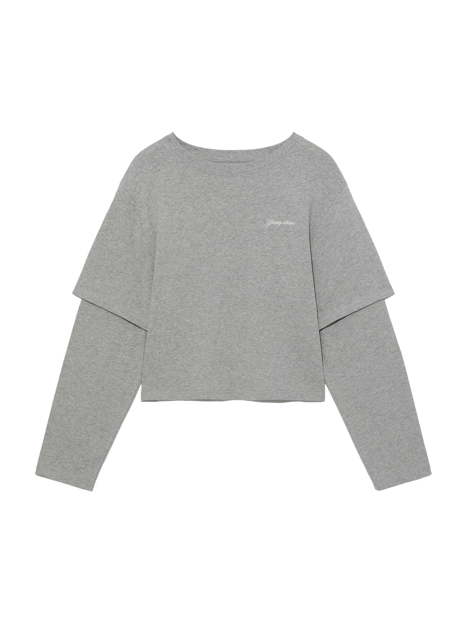 G DOUBLE SLEEVE LETTER TEE - Image 19