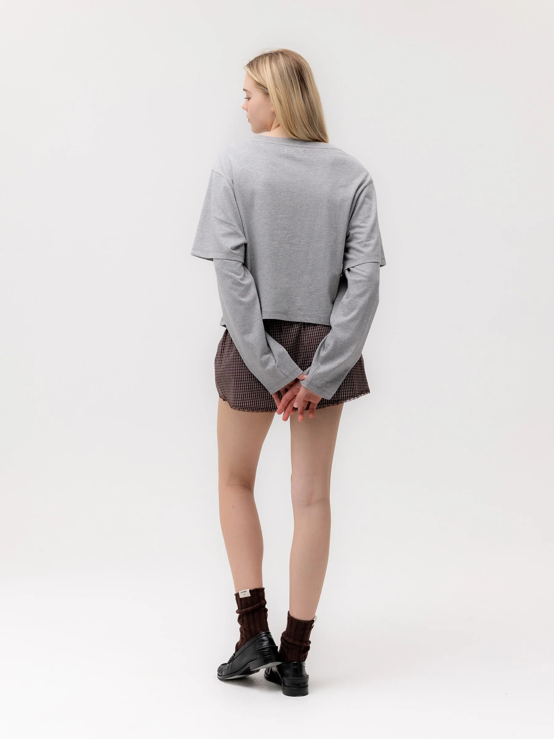 G DOUBLE SLEEVE LETTER TEE - Image 24