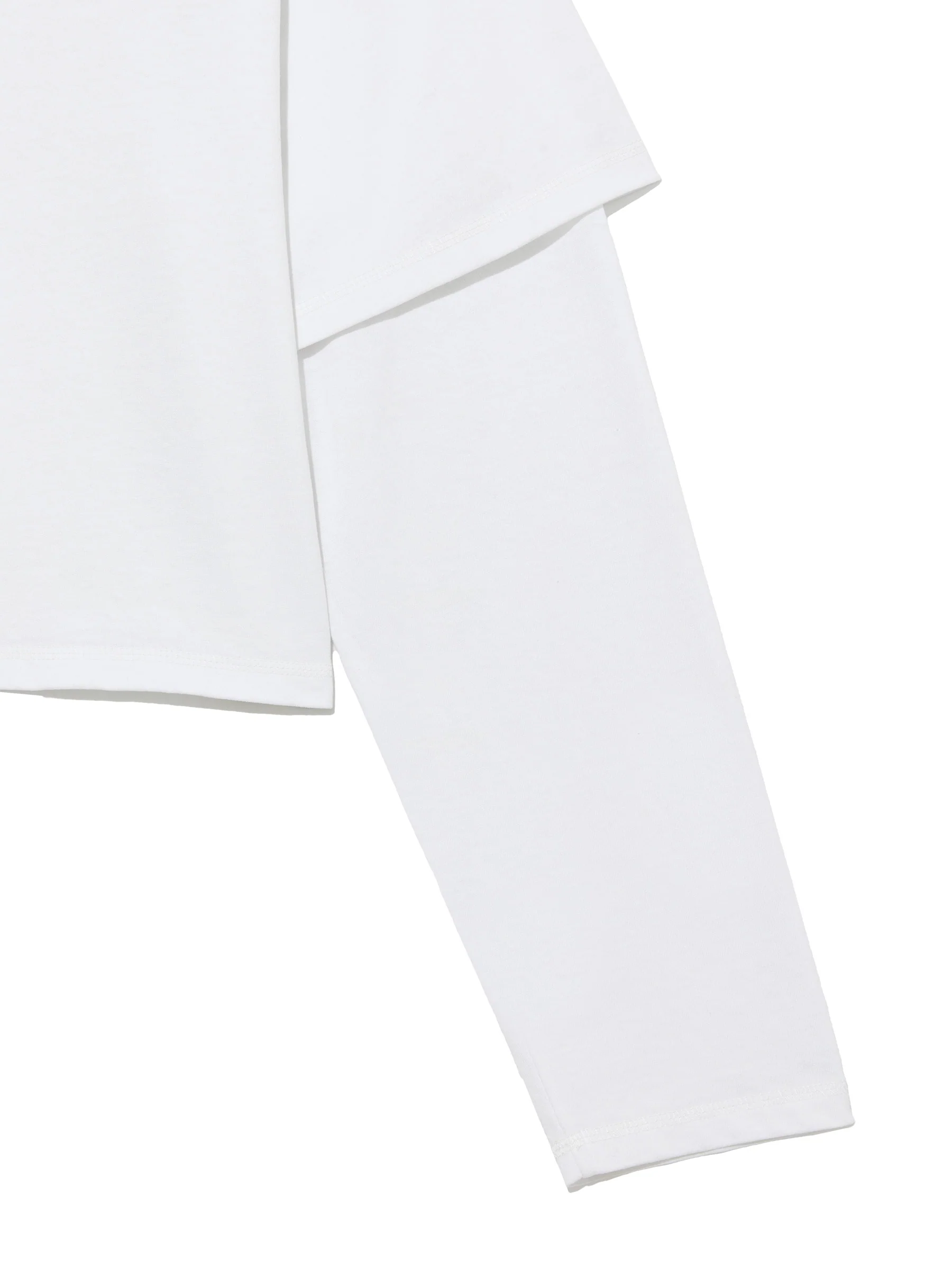 G DOUBLE SLEEVE LETTER TEE - Image 8