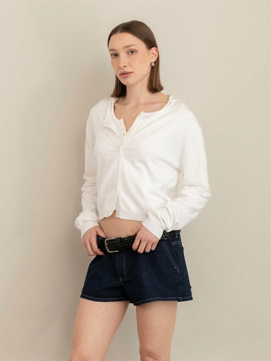 G EASY FIT KNIT CARDIGAN - Image 5