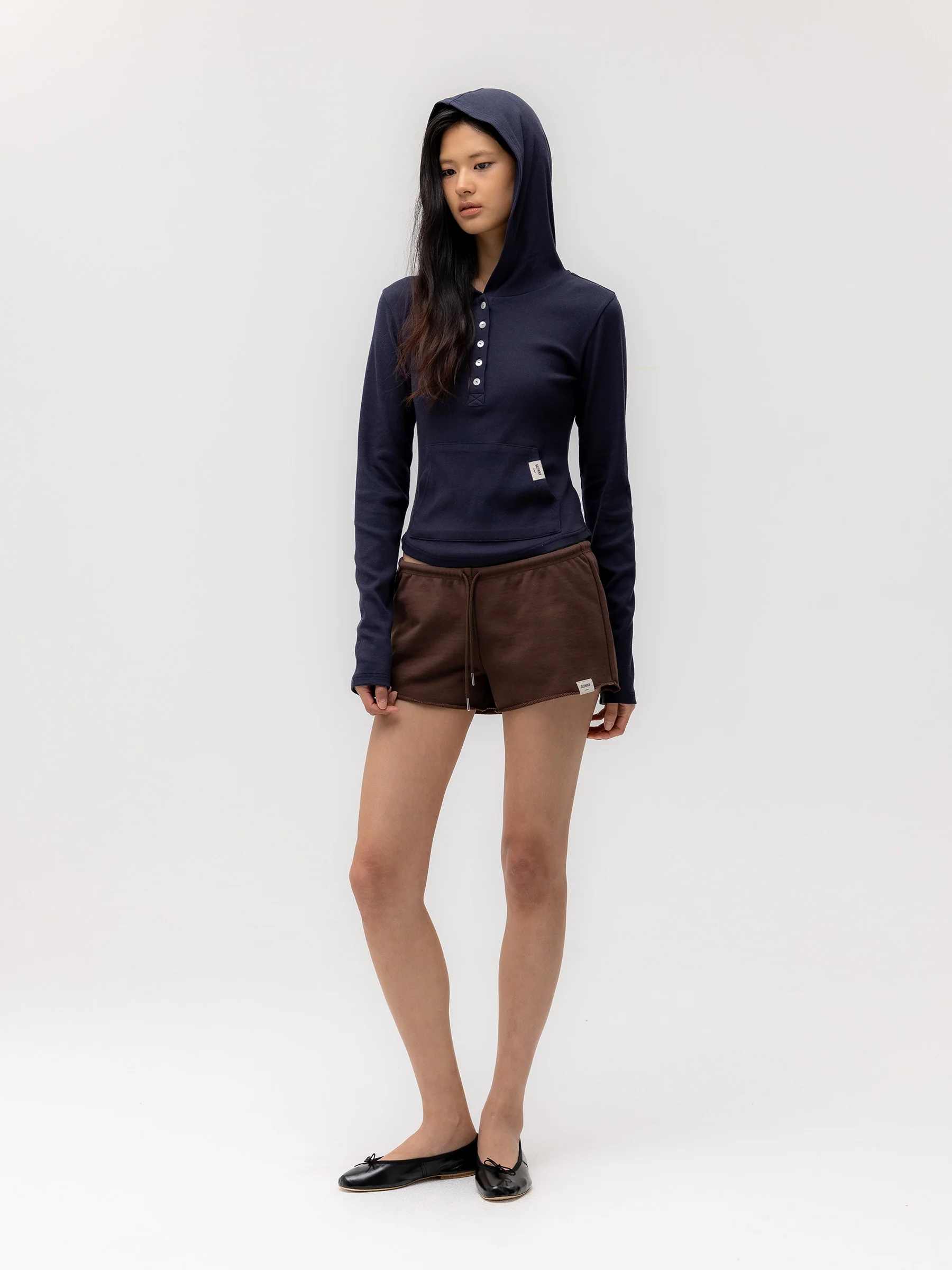G FINE BUTTON HOODIE - Image 11