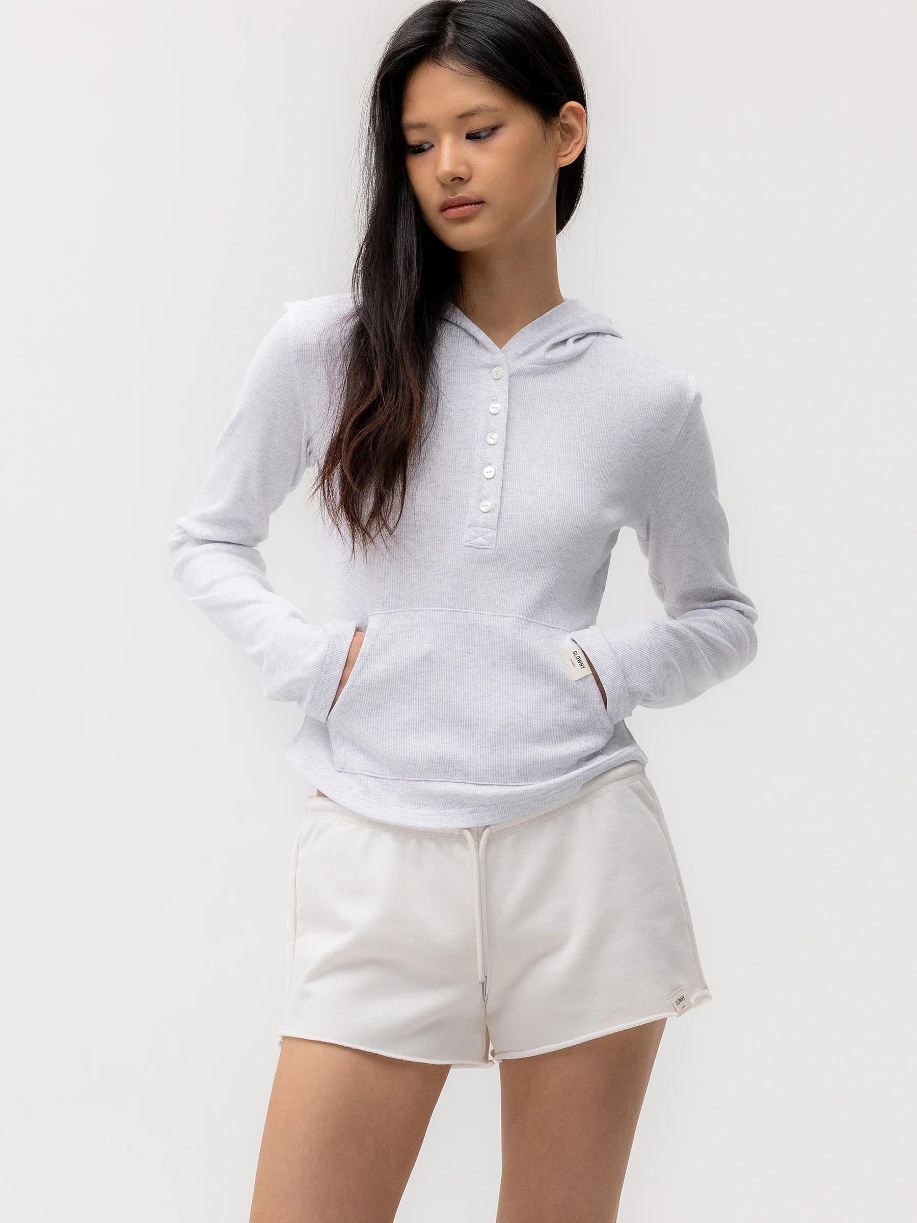 G FINE BUTTON HOODIE - Image 16