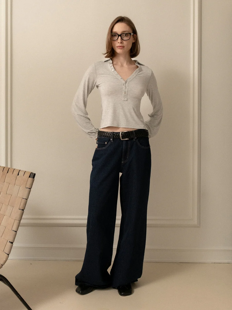 G GENTLE HENLEY TOP - Image 3