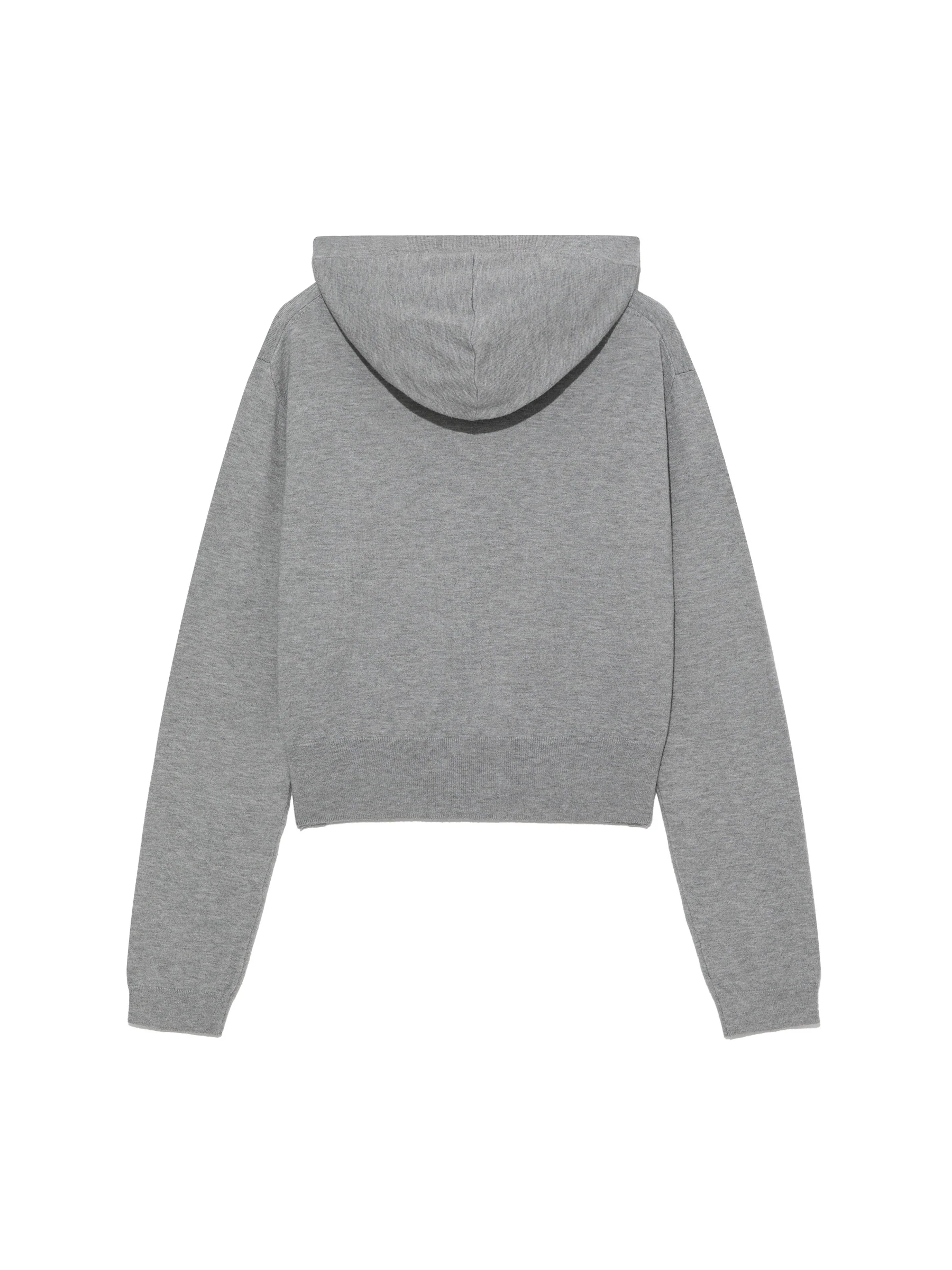 G HUG V-NECK KNIT HOODIE - Image 21