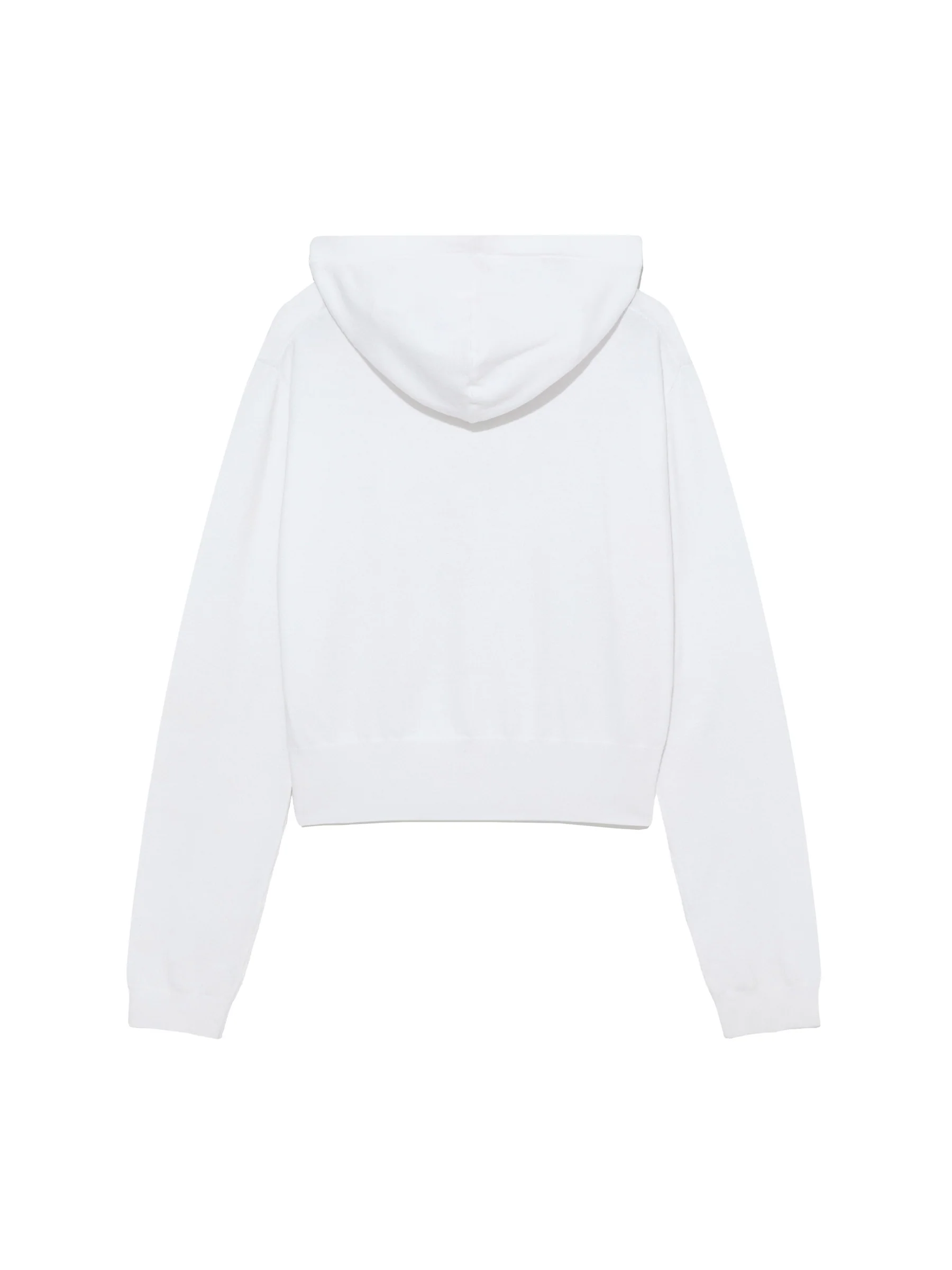 G HUG V-NECK KNIT HOODIE - Image 3