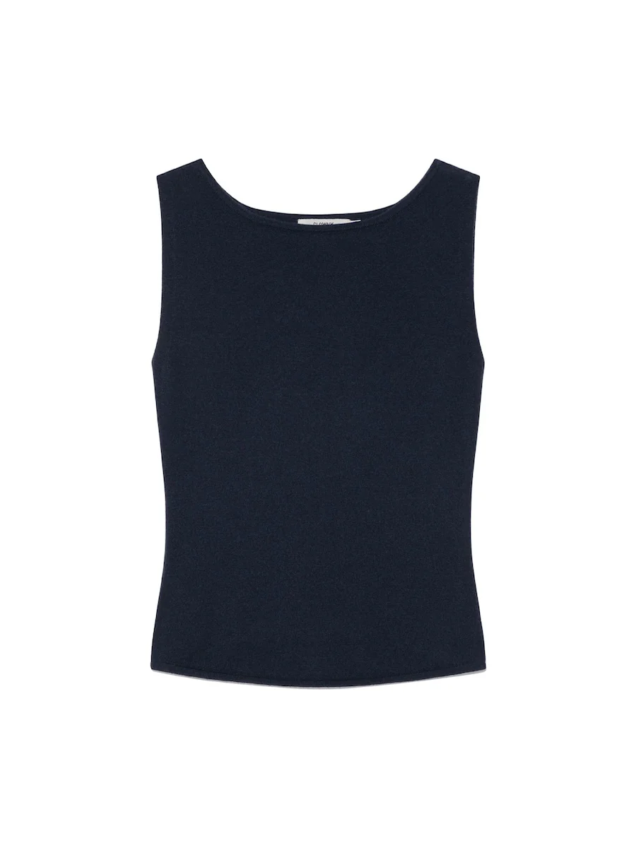 G KNIT SLIT SLEEVELESS TOP - Image 6