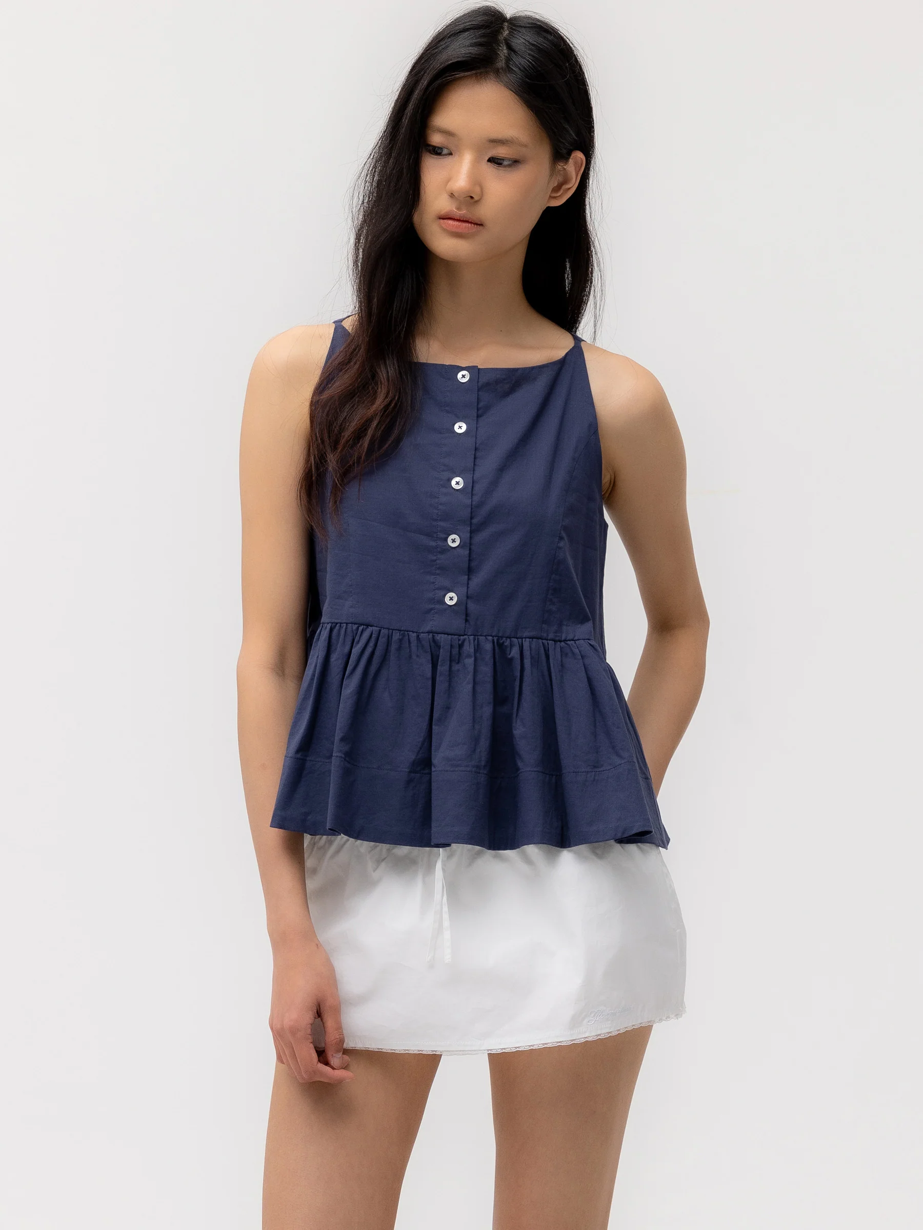G RUFFLED BUTTON BLOUSE - Image 21