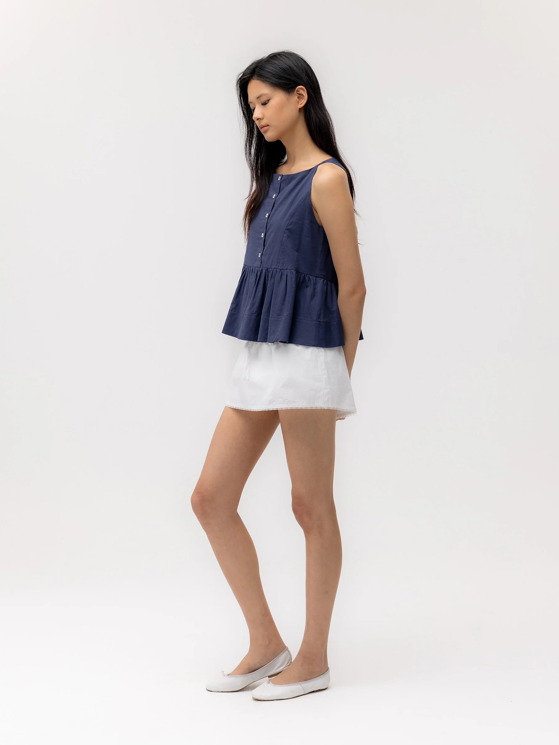 G RUFFLED BUTTON BLOUSE - Image 24