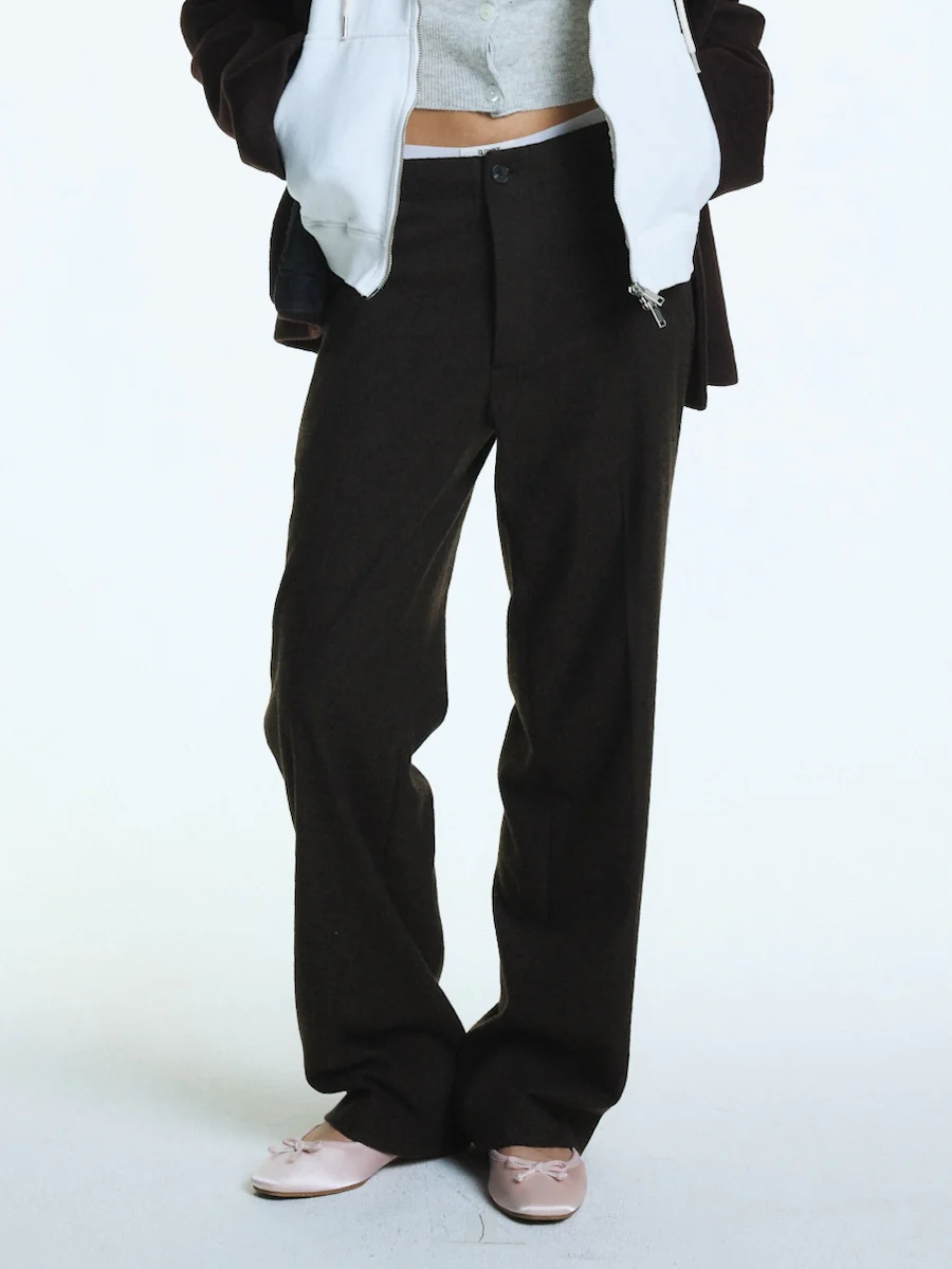 G STRAIGHT WOOL PANTS - Image 4