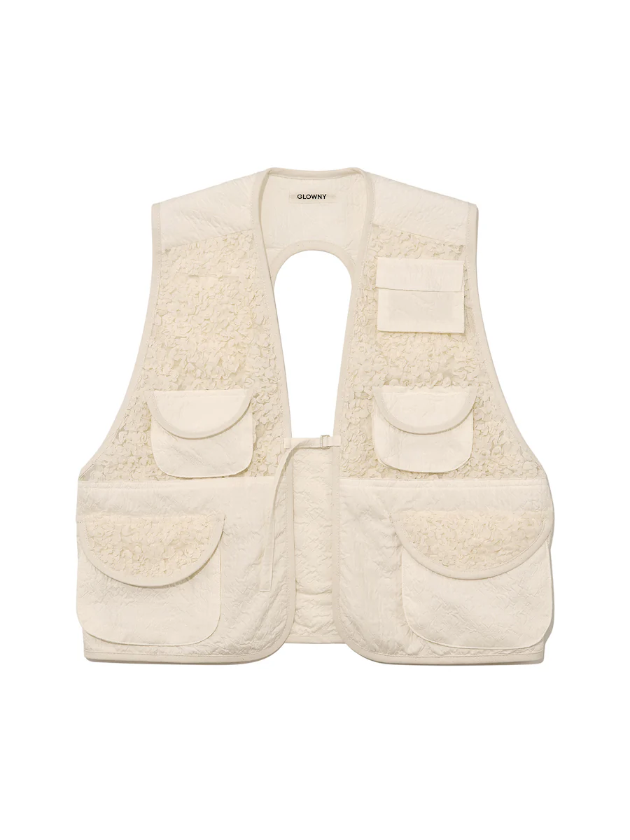 GG LACE CARGO VEST - Image 4