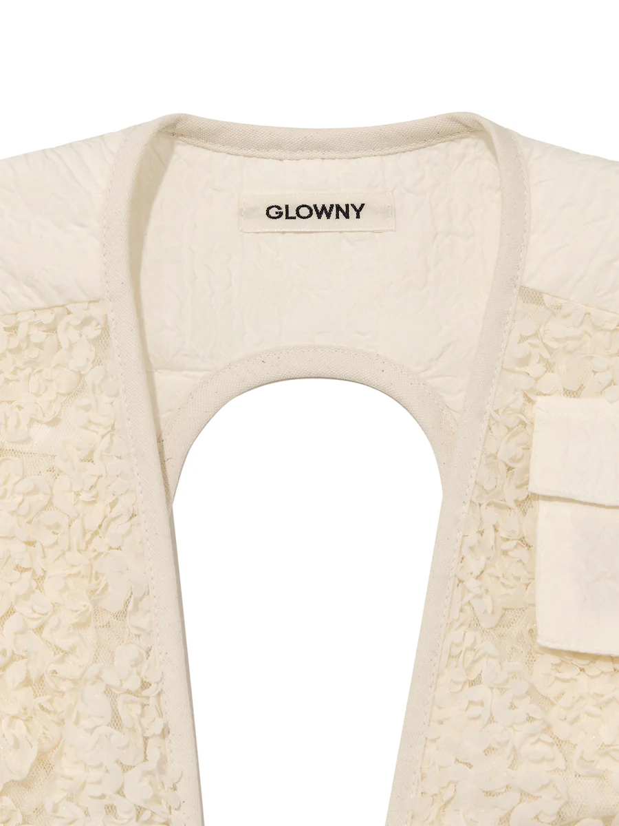 GG LACE CARGO VEST - Image 5