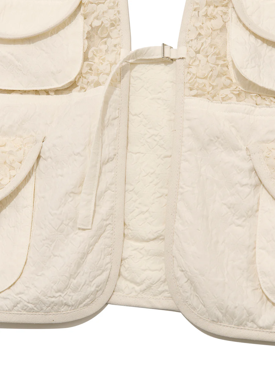 GG LACE CARGO VEST - Image 6
