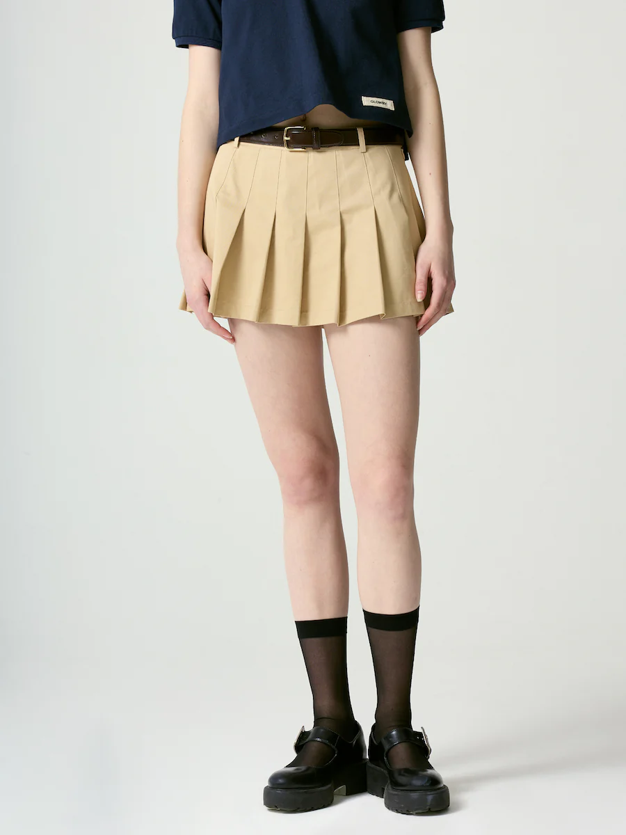 GIRLFRIEND PLEATED MINI SKIRT - Image 12