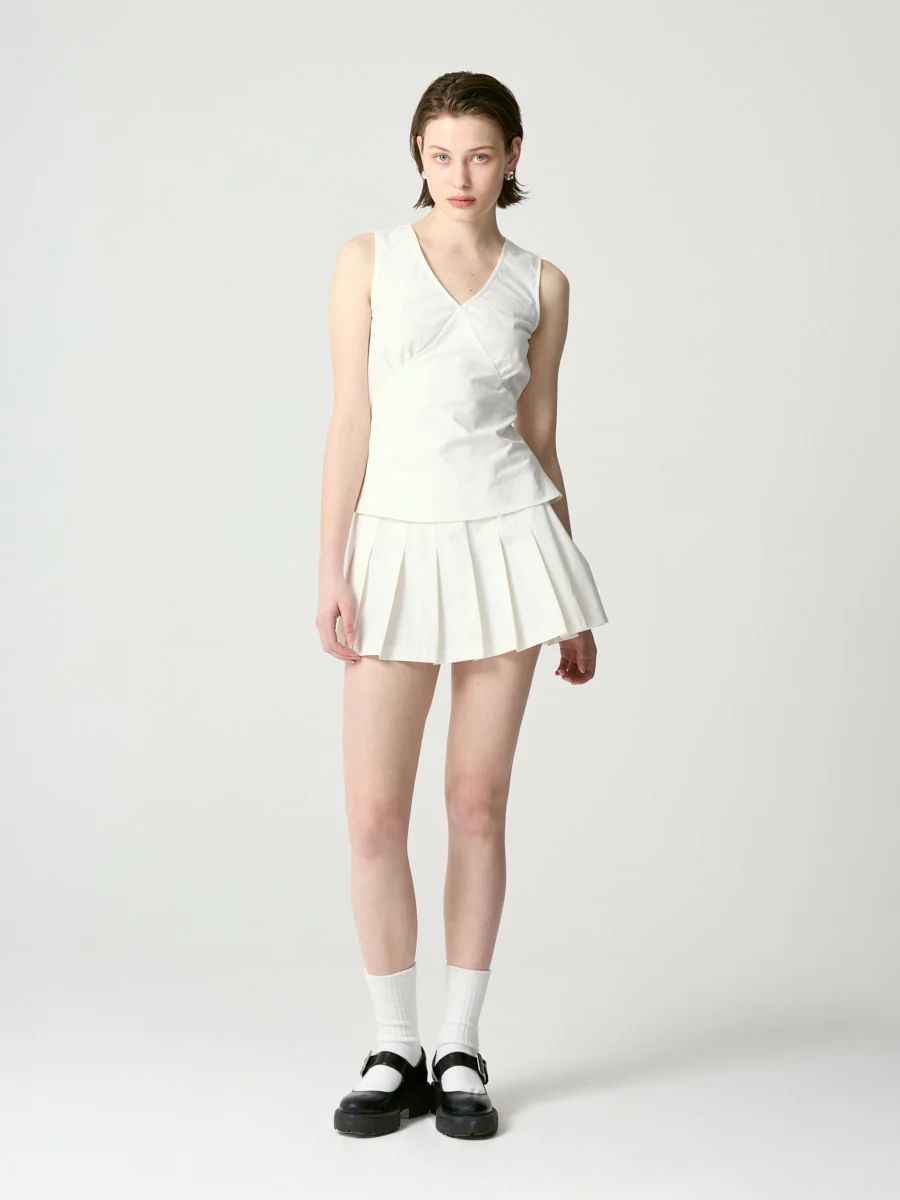 GIRLFRIEND PLEATED MINI SKIRT - Image 17