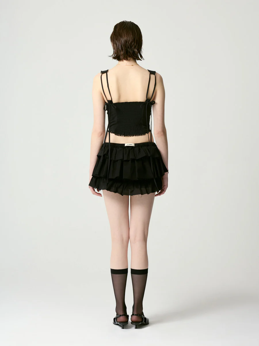 GIRLFRIEND RUFFLE MINI SKIRT - Image 4