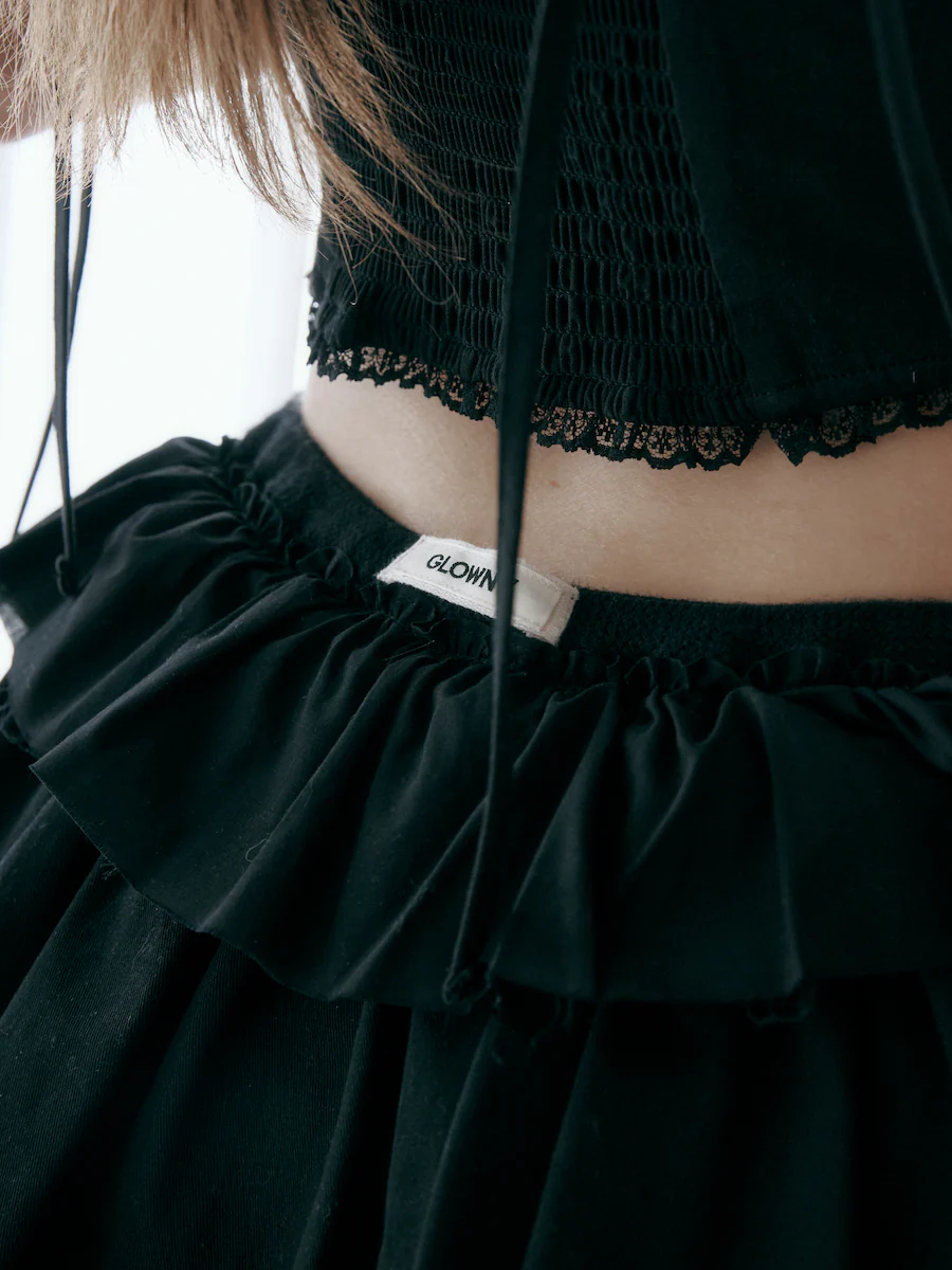 GIRLFRIEND RUFFLE MINI SKIRT - Image 8